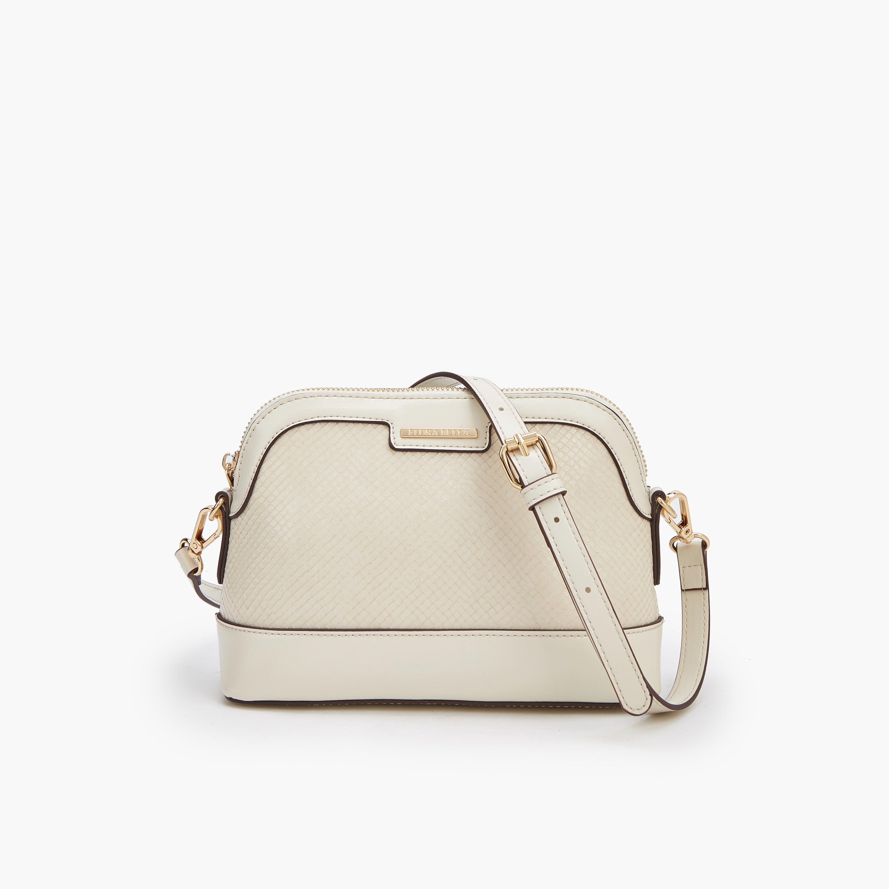 Flora Bella Textured Crossbody Bag with Detachable Strap-women-bagsandwallets-handbags-image-1