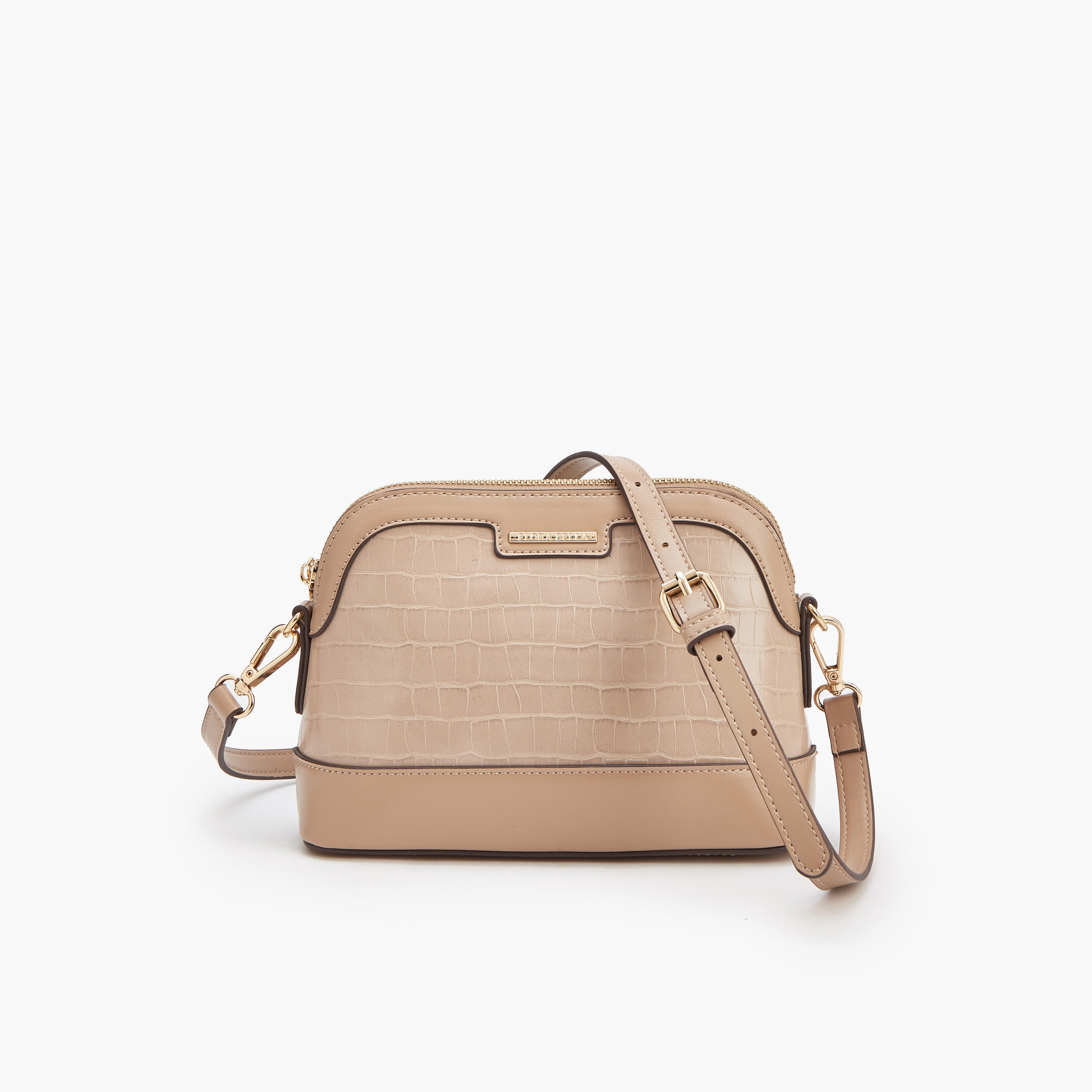 Flora Bella Textured Crossbody Bag with Detachable Strap-women-bagsandwallets-handbags-image-1