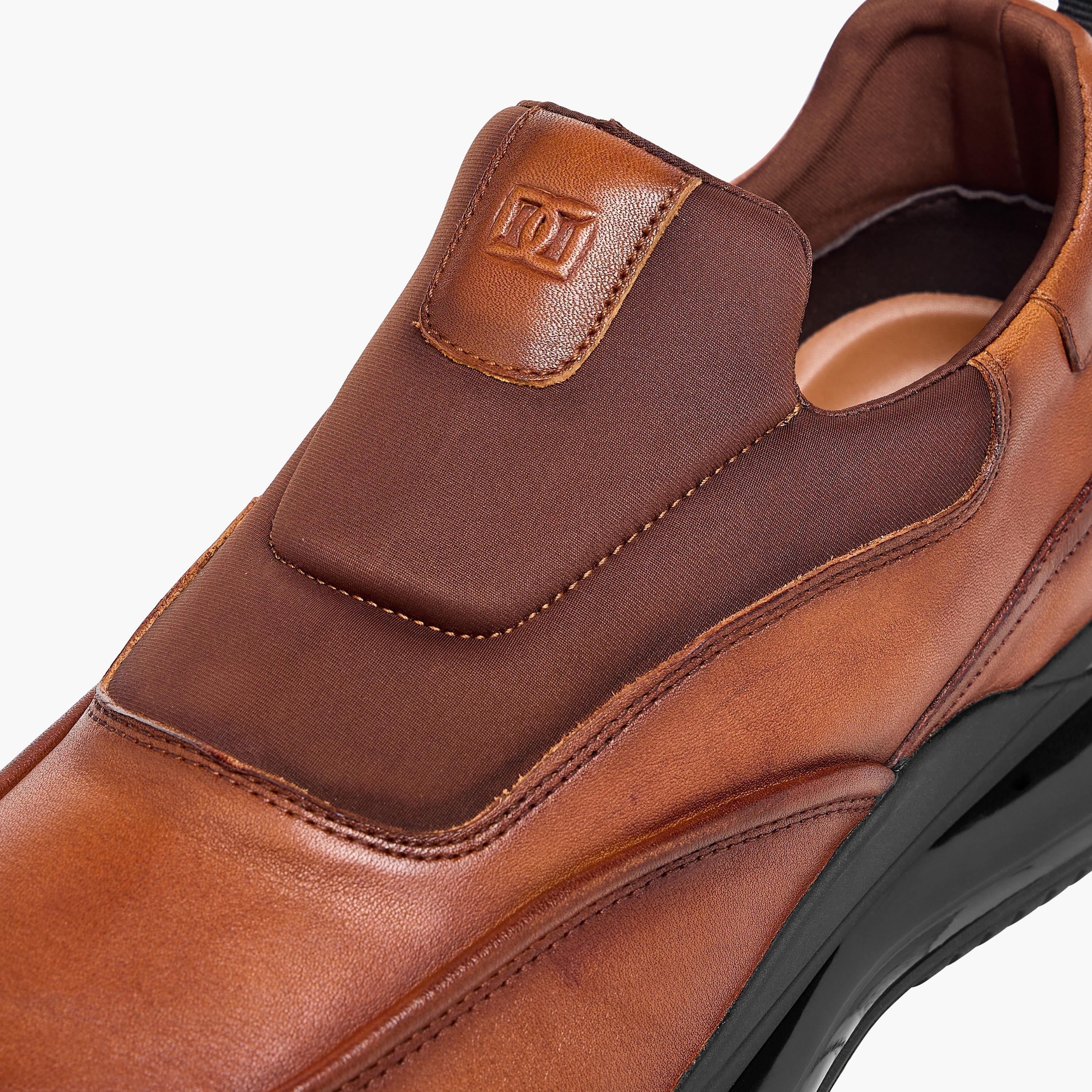 Duchini Men's Leather Logo Embossed Slip-On Loafers-men-shoes-loafersandmoccasins-image-4