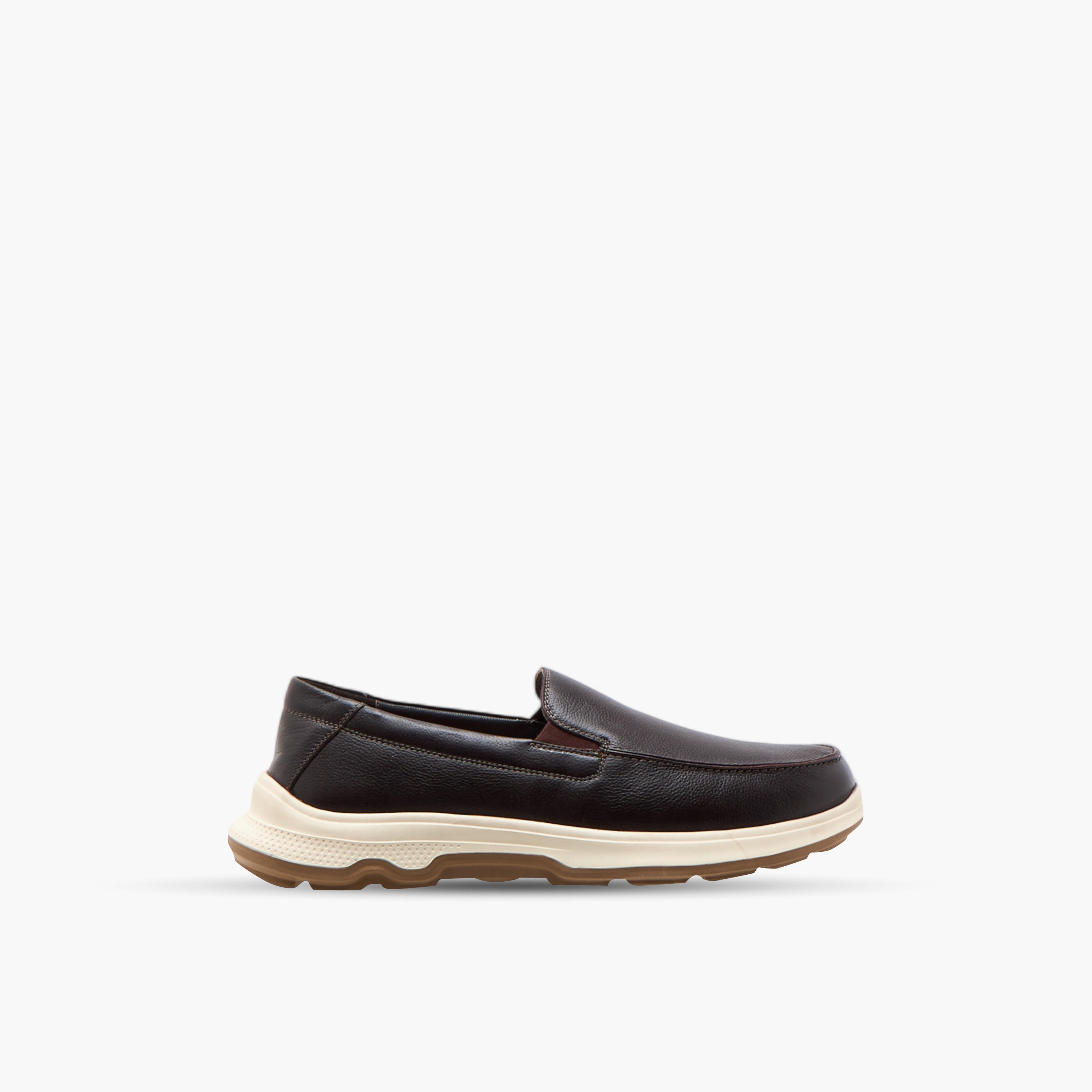 Duchini Men's Leather Textured Slip-On Moccasins-men-shoes-loafersandmoccasins-image-3