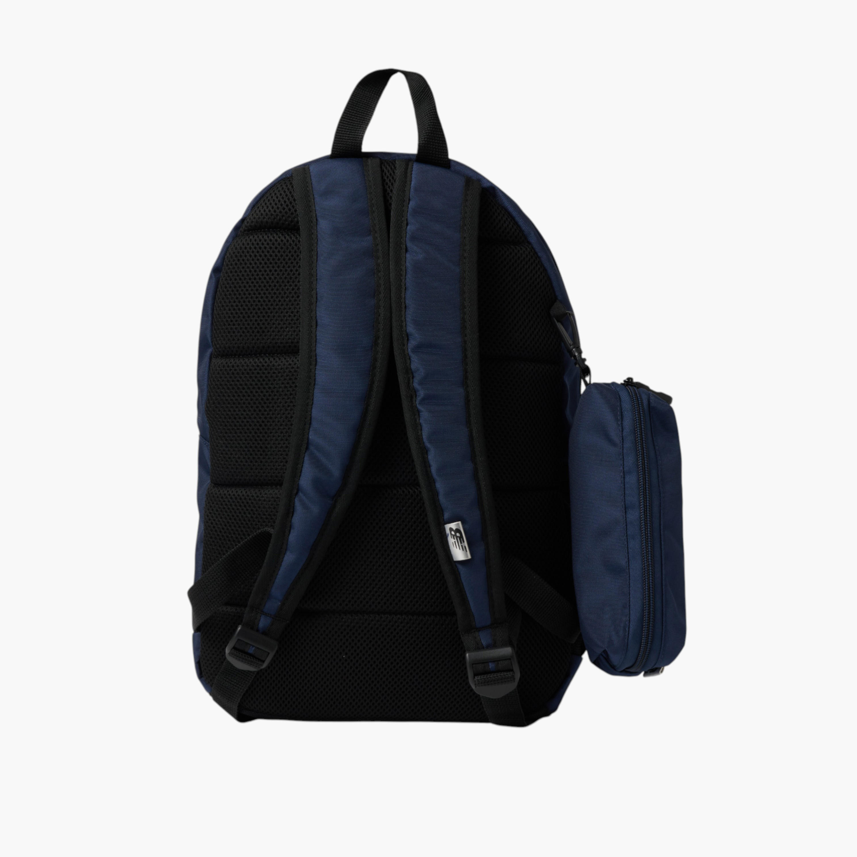 New Balance Logo Print School Backpack with Pencil Pouch - 14x28x43 cm-school-bagsandbackpacks-backpacks-image-2