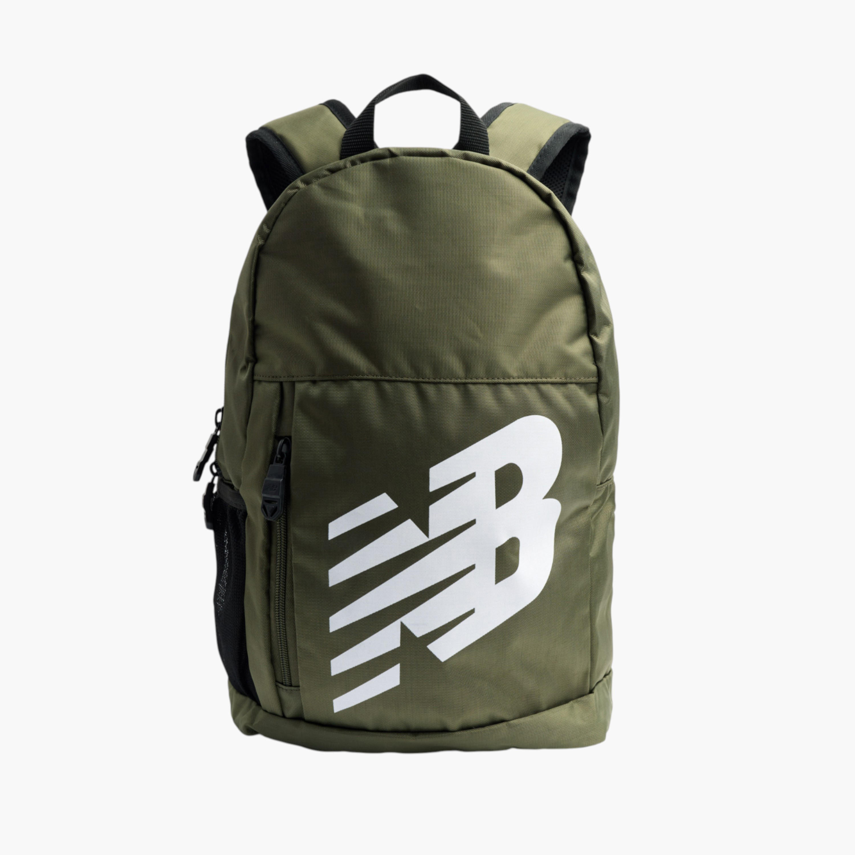 New Balance Logo Print School Backpack with Adjustable Shoulder Straps - 14x28x43 cm-school-bagsandbackpacks-backpacks-image-1