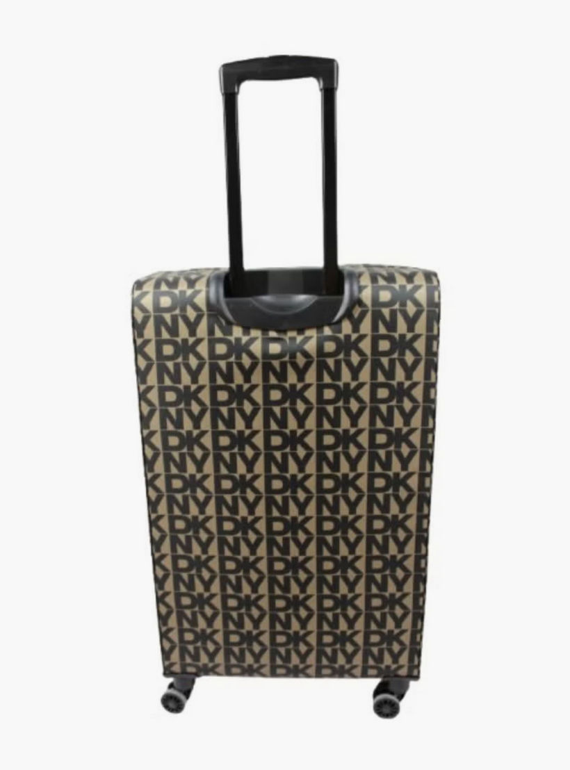 DKNY Monogram Print Softcase Luggage Trolley with Retractable Handle - 28 inches Check-In Bag-travel-luggagesandbags-luggage-image-2
