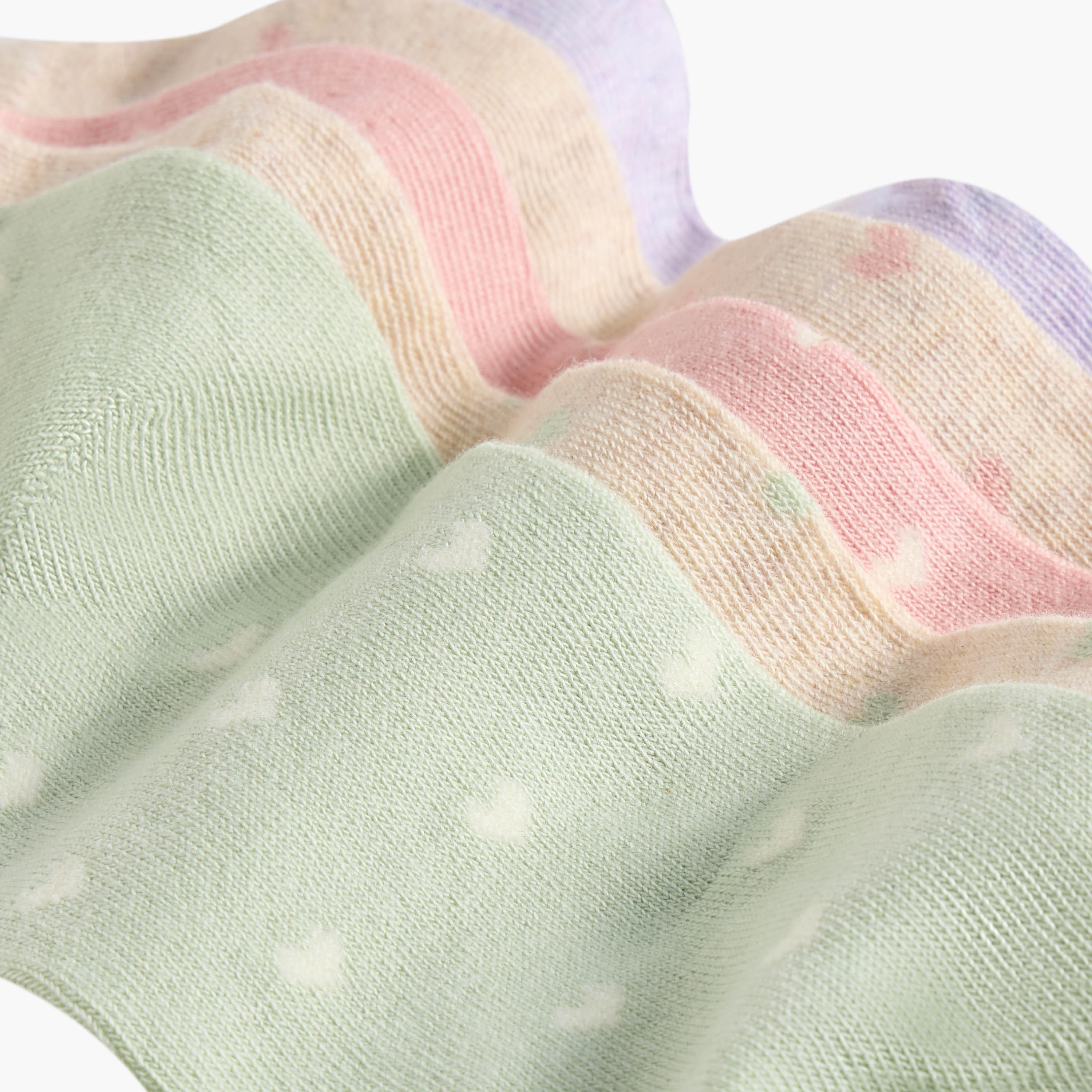 Flora Bella Pack of 5 Ankle Length Cotton Socks-women-socksandstockings-image-4