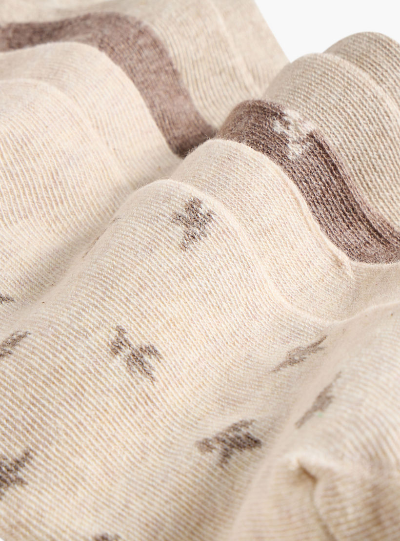 Flora Bella Pack of 5 Ankle Length Cotton Socks-women-socksandstockings-image-4
