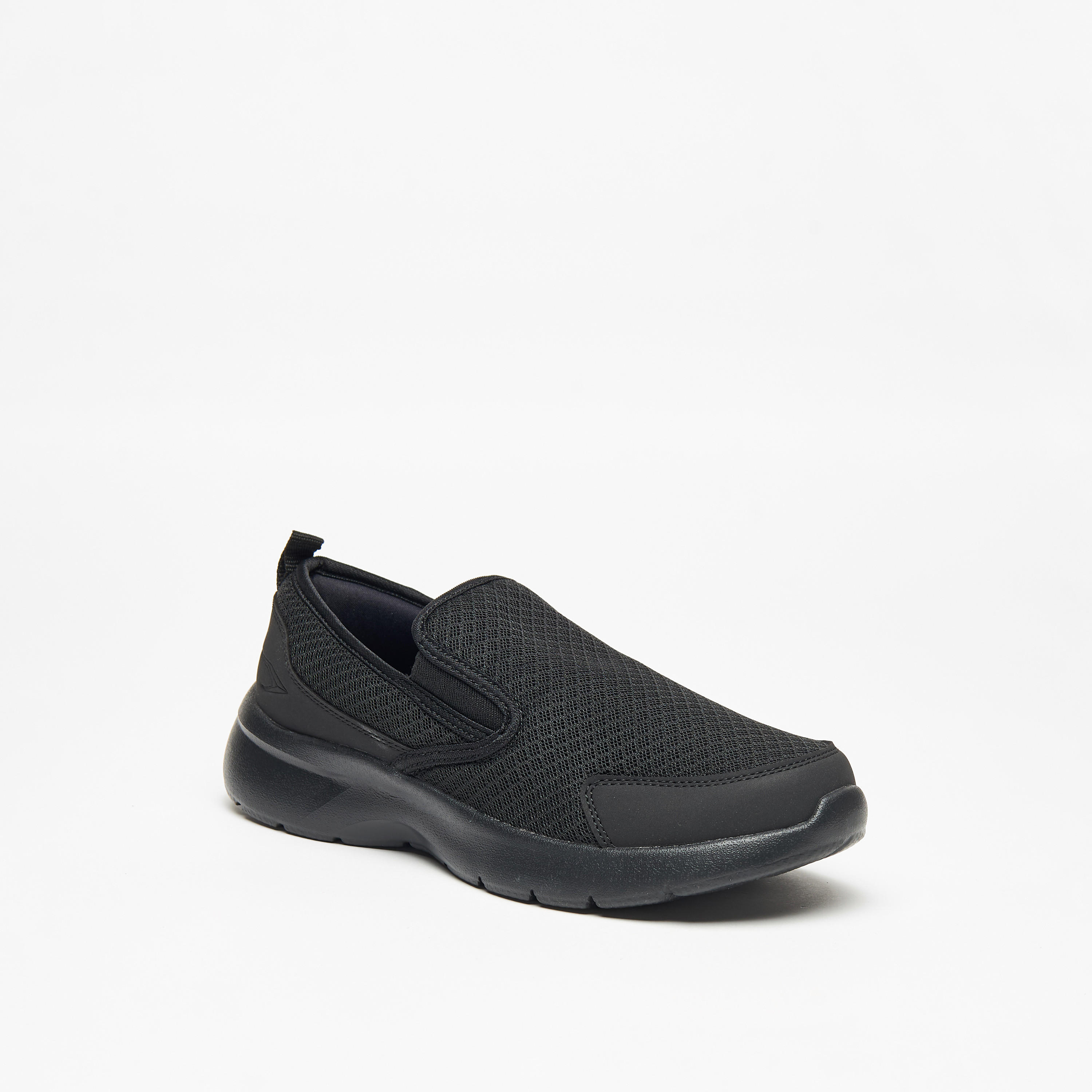 Dash Textured Slip-On Sports Shoes with Pull Tabs-women-shoes-sneakers-image-1