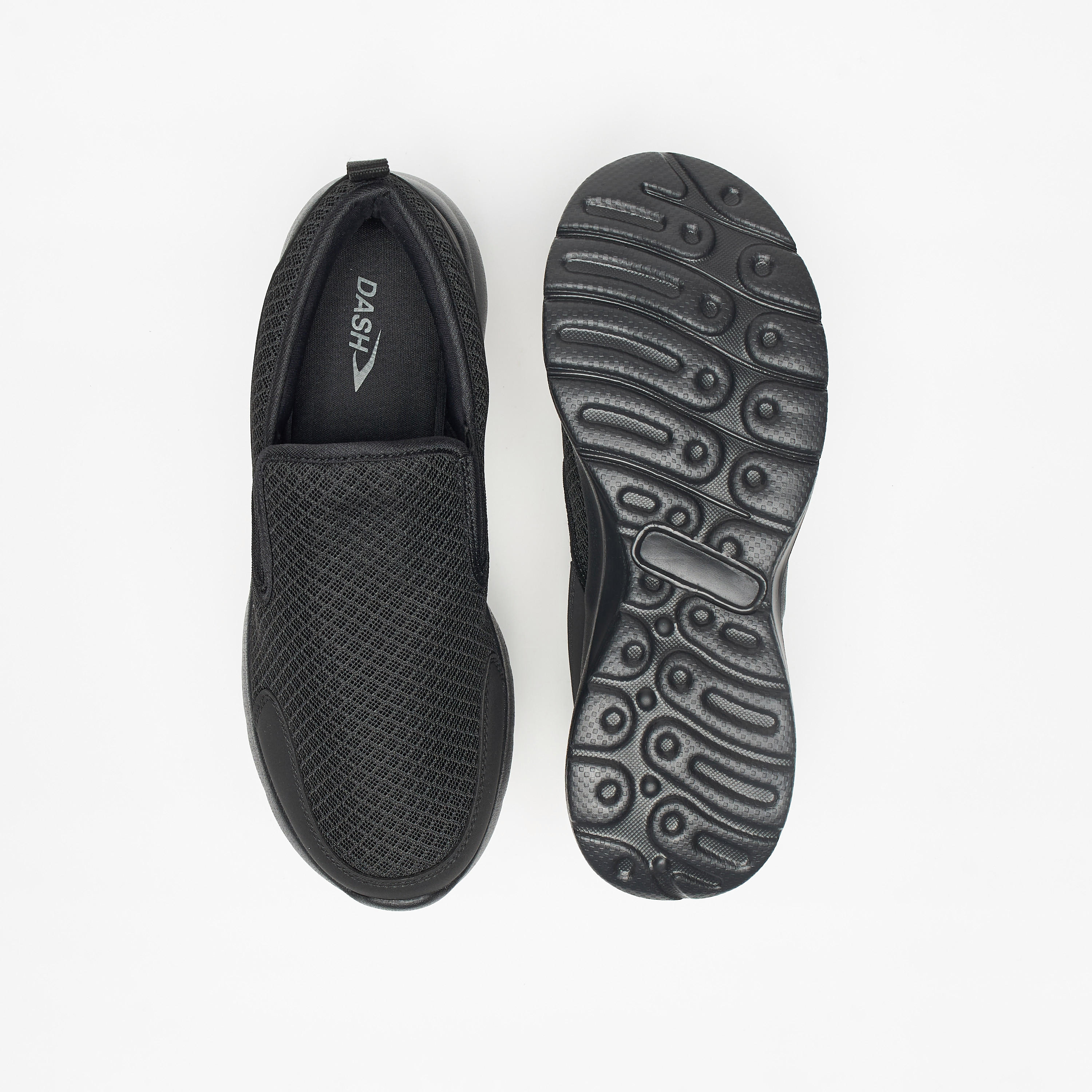 Dash Textured Slip-On Sports Shoes with Pull Tabs-women-shoes-sneakers-image-9