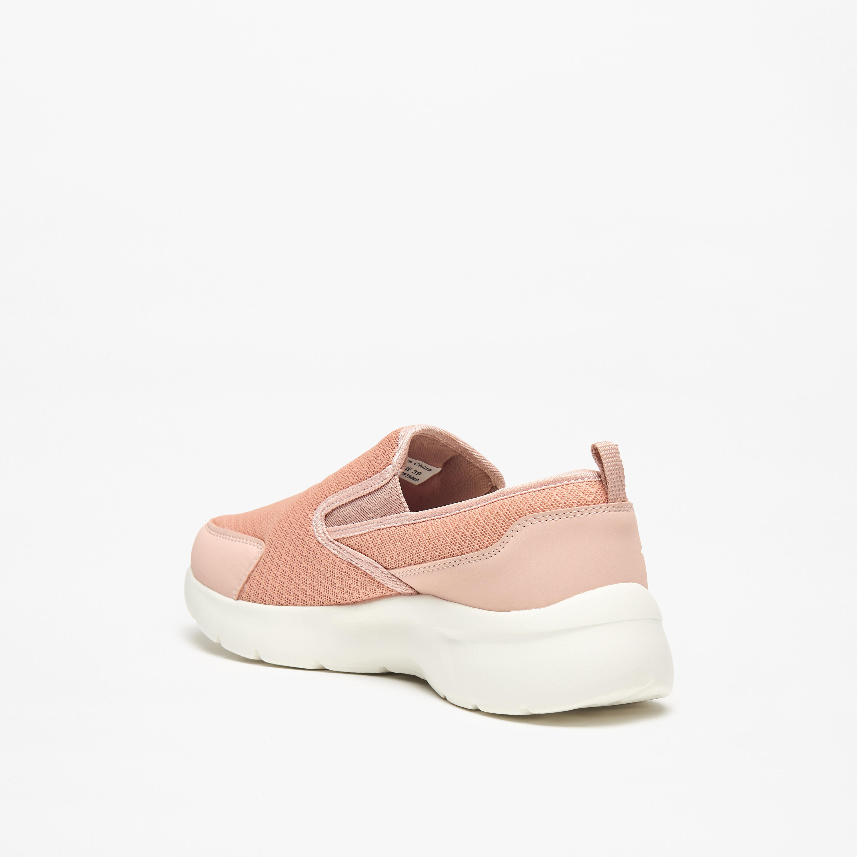 Dash Textured Slip-On Sports Shoes with Pull Tabs-women-shoes-sneakers-image-2