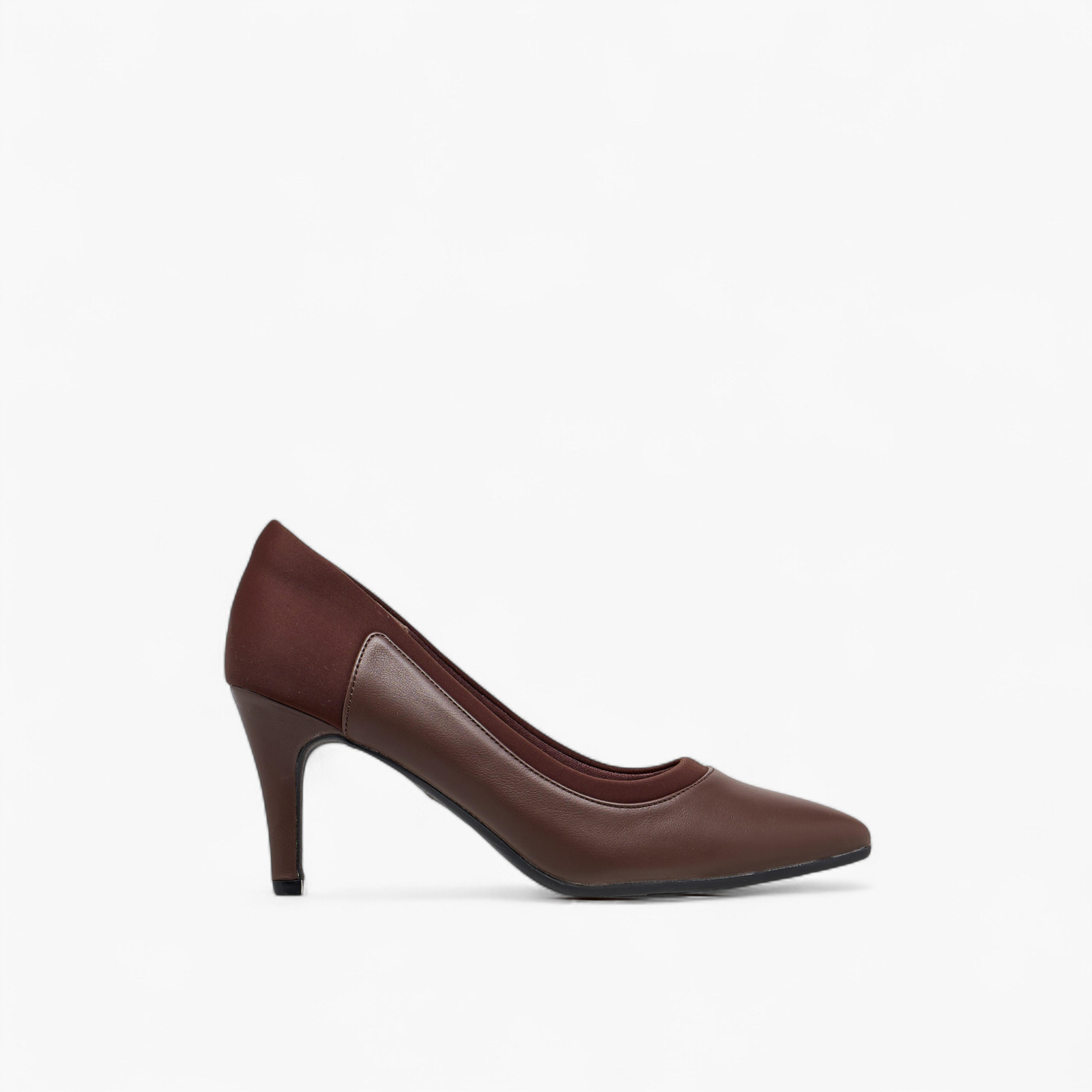 Flora Bella Panelled Pointed Toe Pumps with Stiletto Heels-women-shoes-heels-image-3