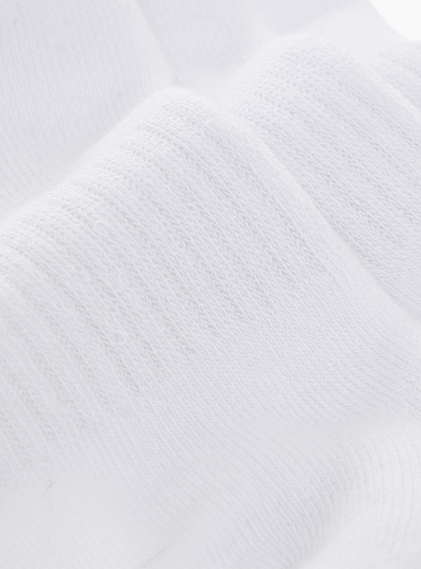 Kappa Logo Print Ankle Length Cushioned Socks - Set of 3-girls-accessories-socks-image-3
