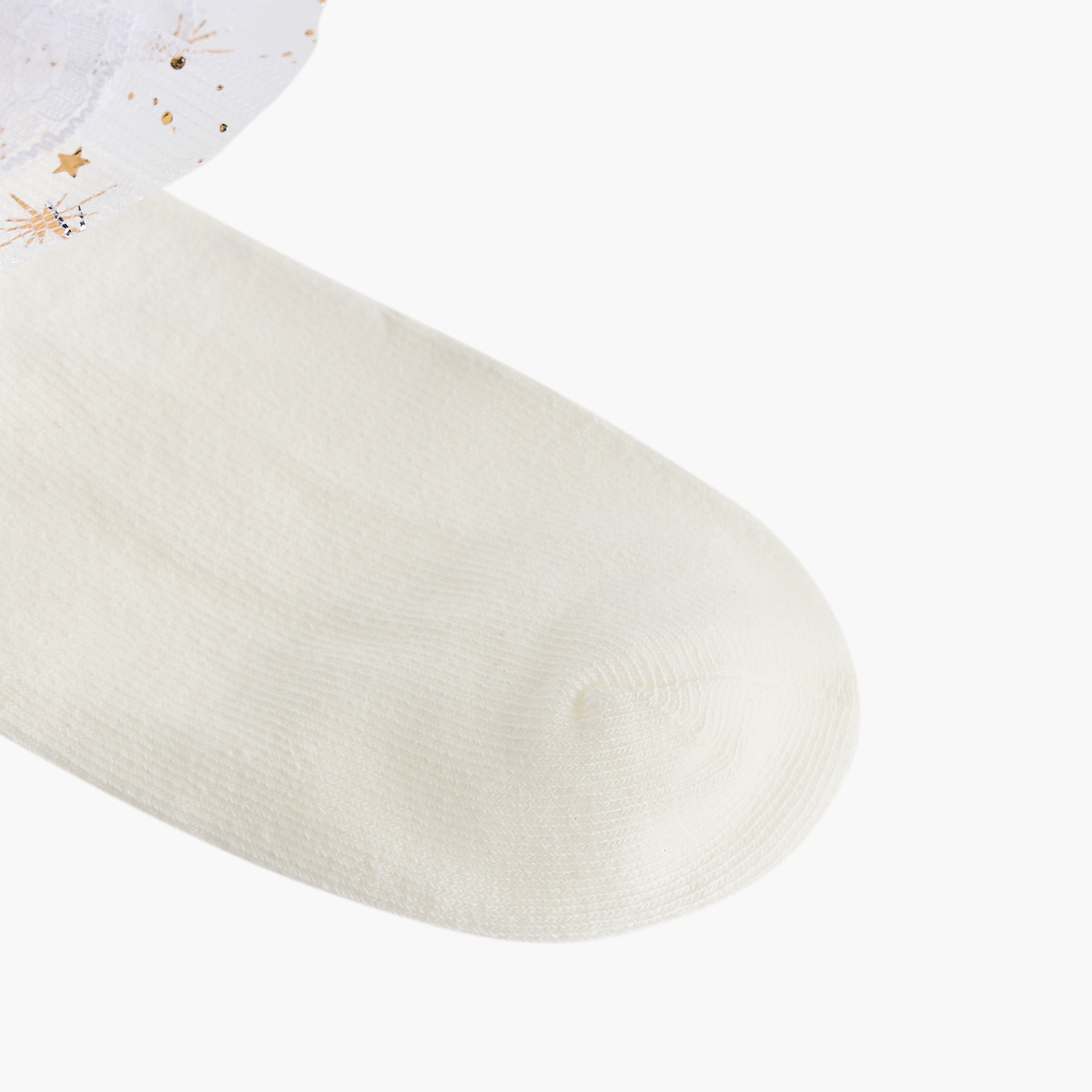 Flora Bella Ribbed Ankle Length Socks with Frill Detail - Set of 3-girls-accessories-socks-image-5