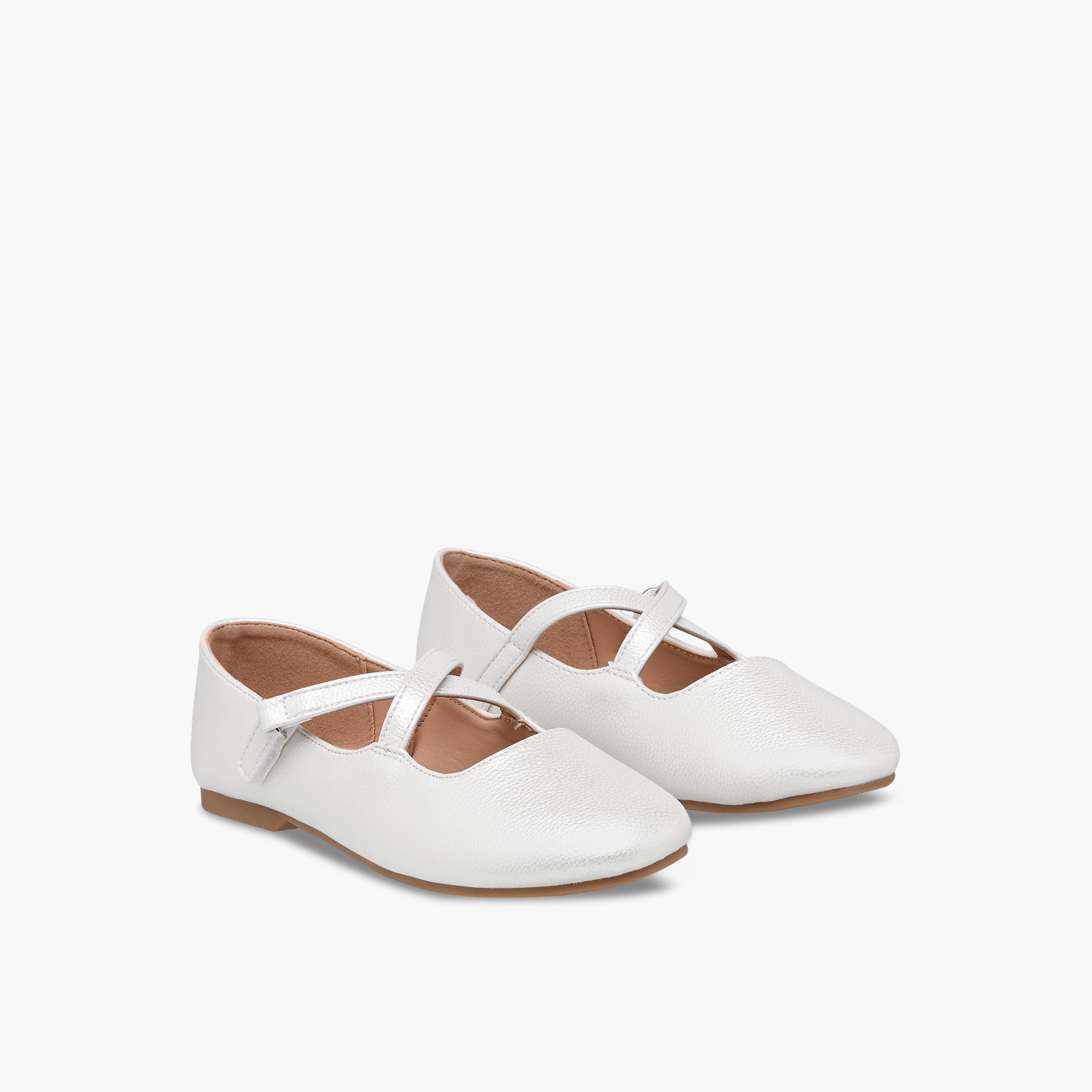 حذاء ماري جين بشريط إغلاق لاصق للبنات من فلورا بيلا-girls-shoes-maryjanes-image-1