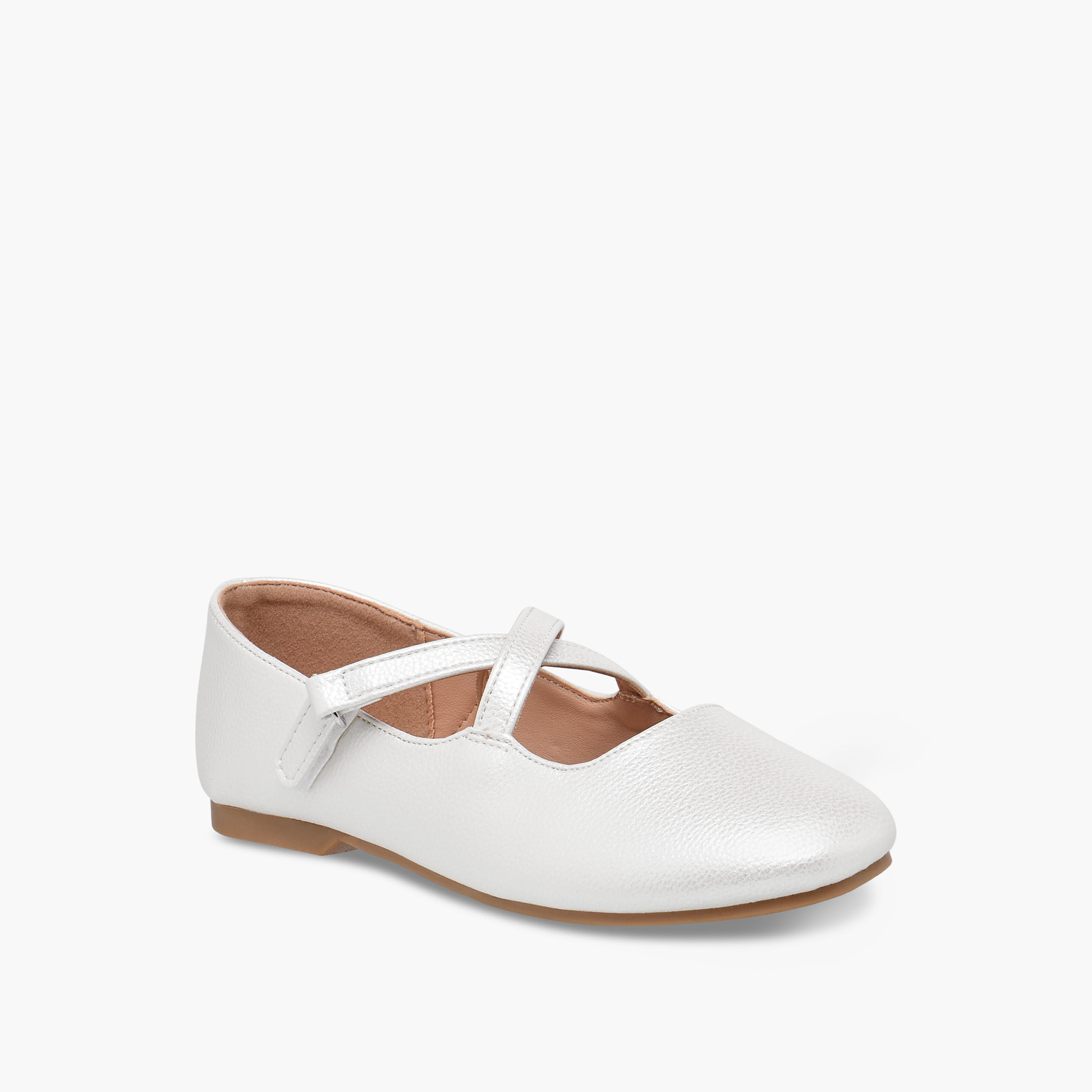 حذاء ماري جين بشريط إغلاق لاصق للبنات من فلورا بيلا-girls-shoes-maryjanes-image-2