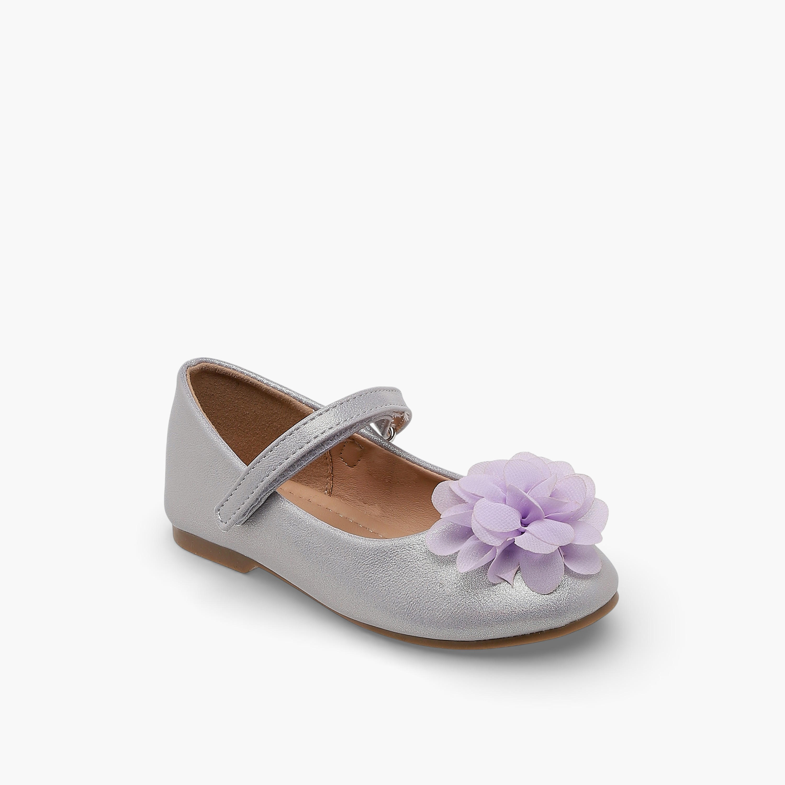 Flora Bella Girls Floral Embellished Mary Jane Shoes-girls-shoes-maryjanes-image-2