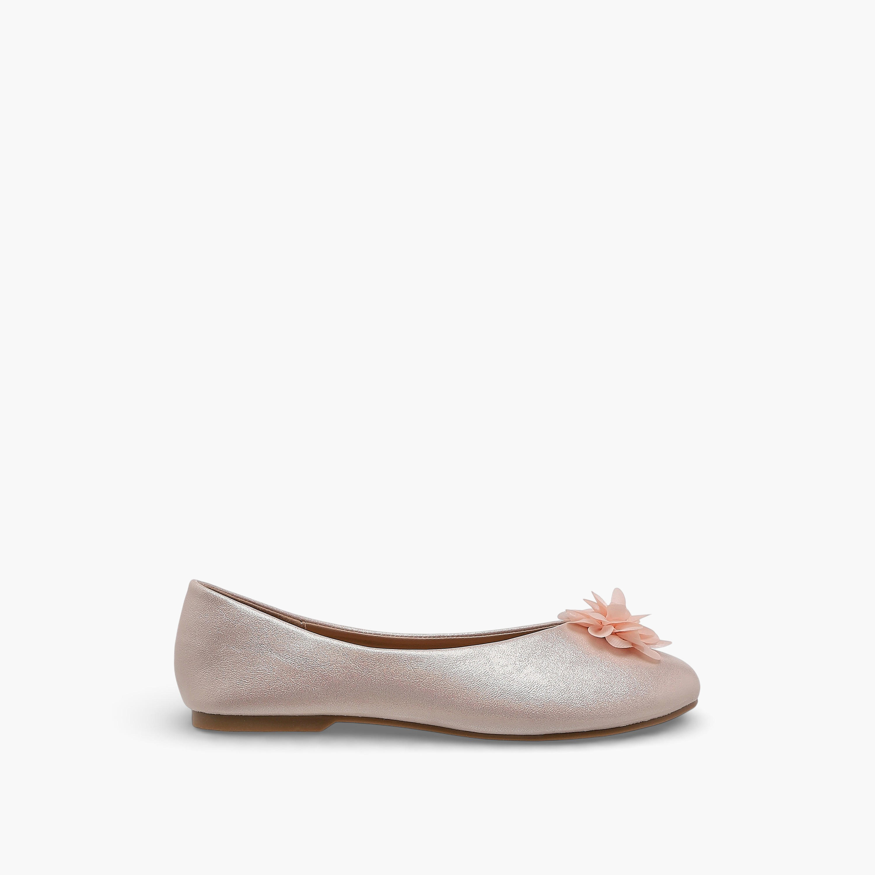 Flora Bella Girls Floral Accent Ballerina Shoes-girls-shoes-ballerinas-image-3