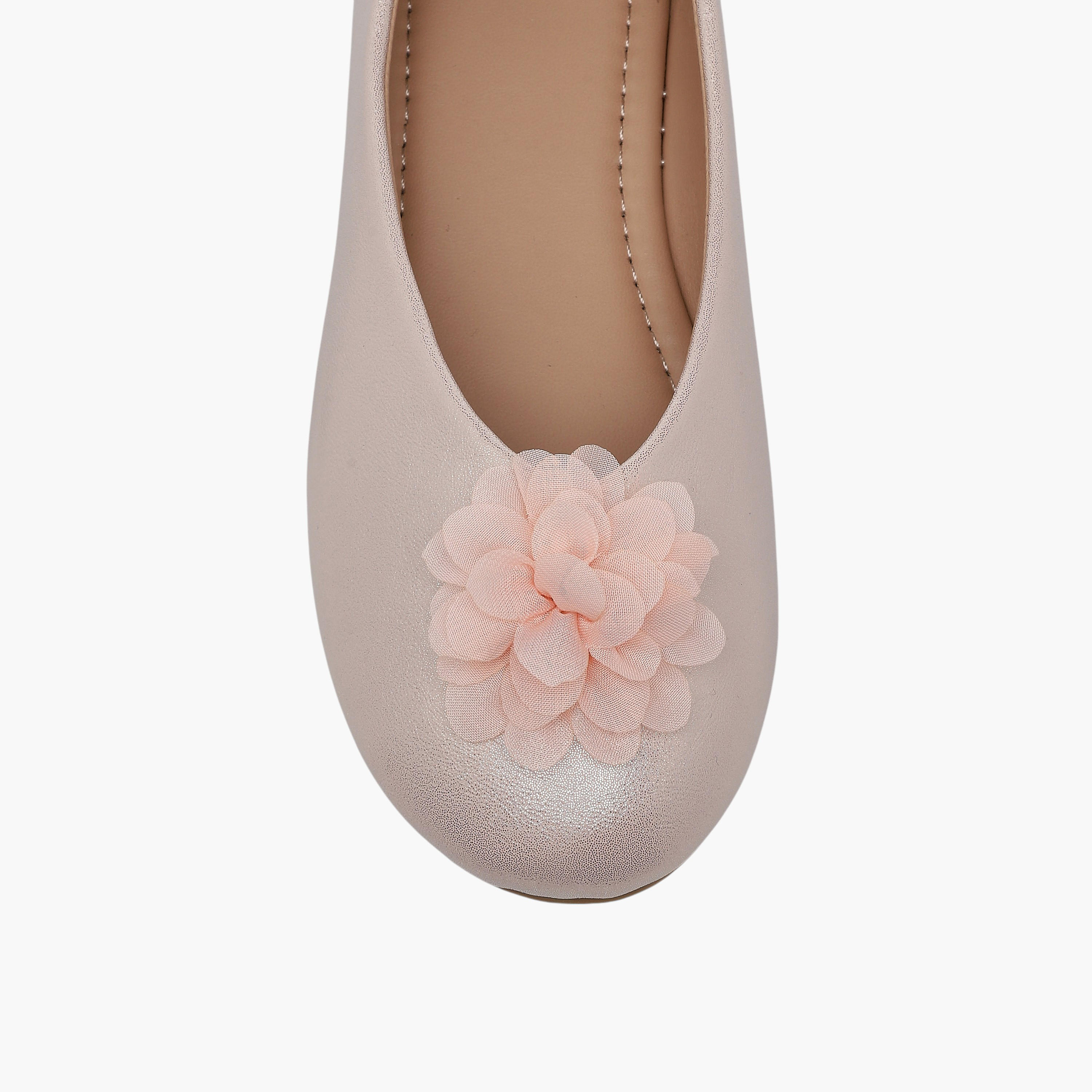 Flora Bella Girls Floral Accent Ballerina Shoes-girls-shoes-ballerinas-image-4
