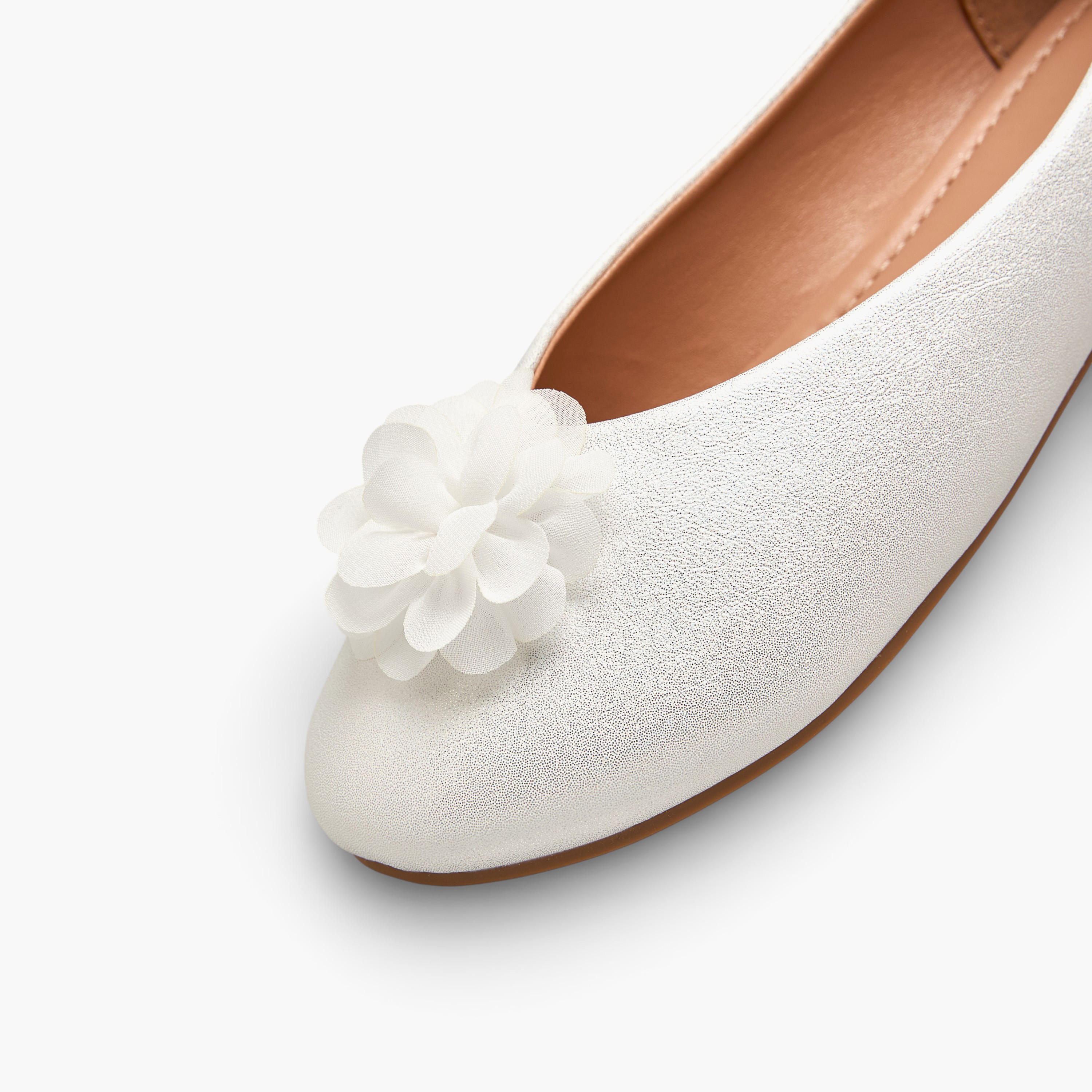 حذاء باليرينا بزينة أزهار للبنات من فلورا بيلا-girls-shoes-ballerinas-image-6