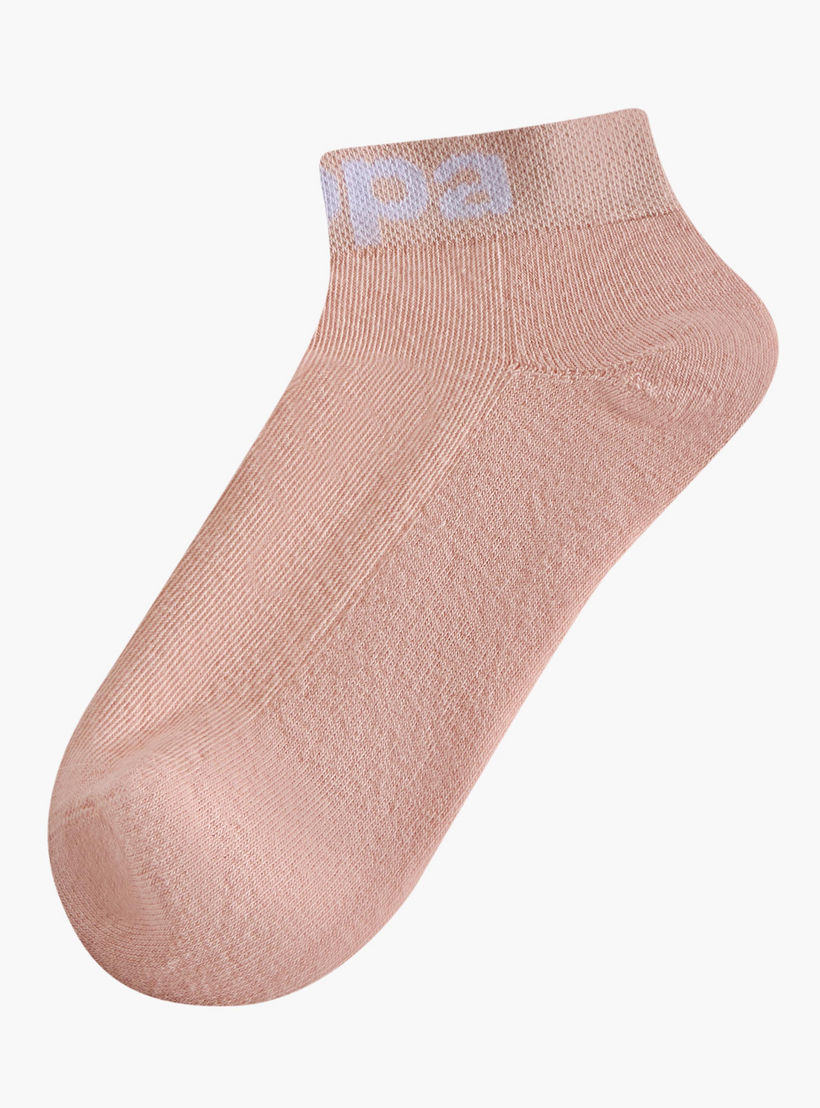 Kappa Pack of 7 Half Terry Ankle Length Cotton Socks-women-socksandstockings-image-2