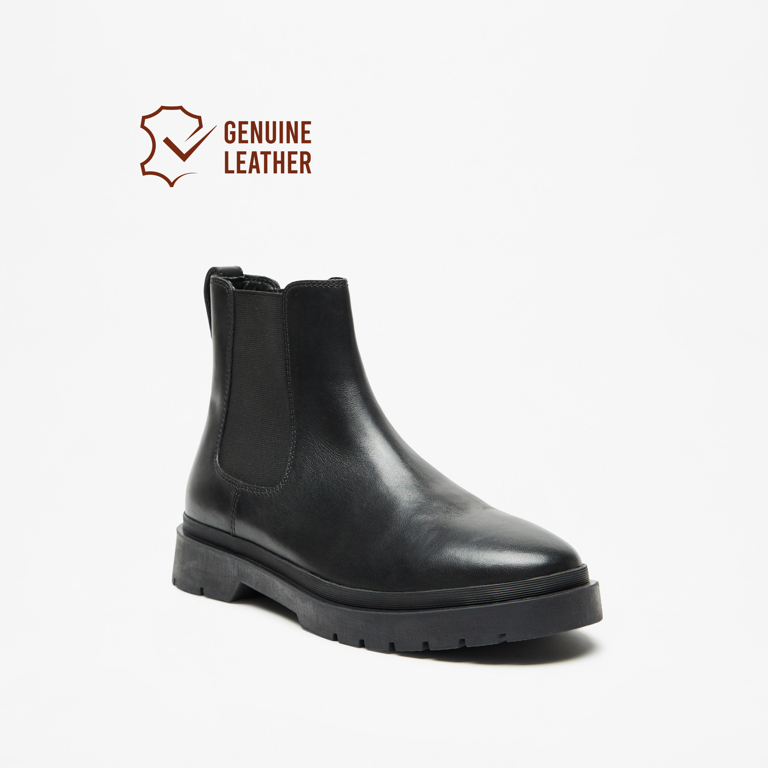 Duchini Men's Solid Chelsea Boots-men-shoes-boots-image-1