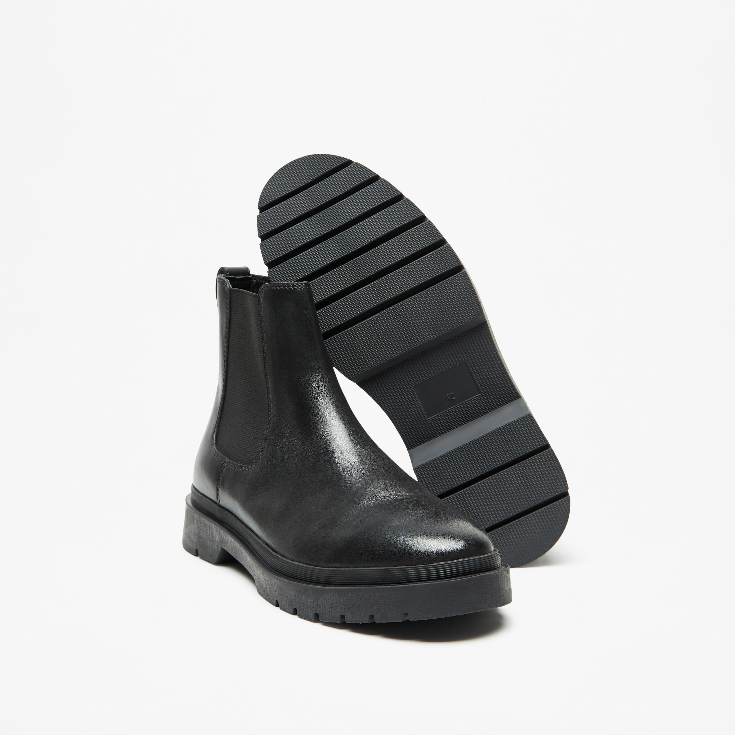 Duchini Men's Solid Chelsea Boots-men-shoes-boots-image-4