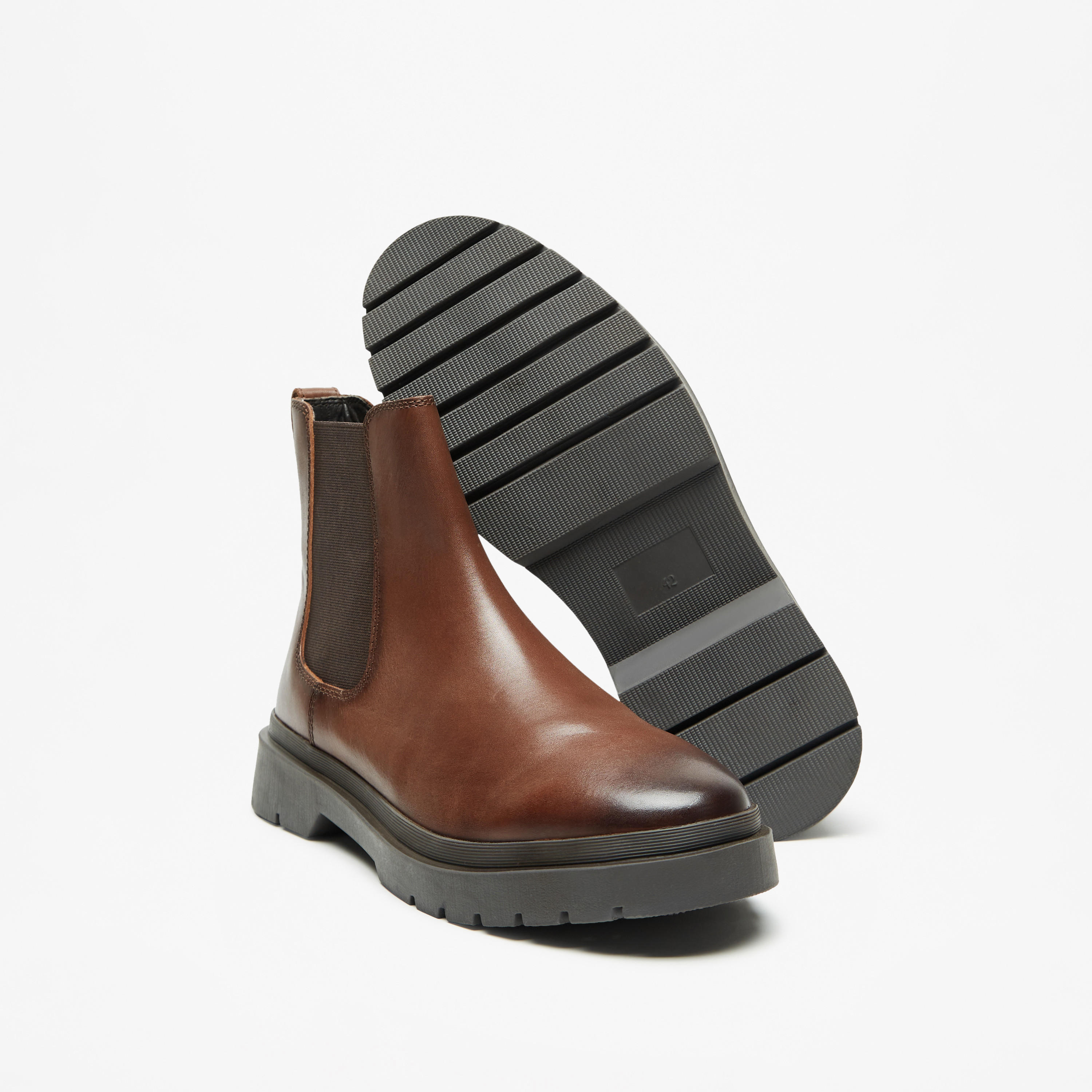 Duchini Men's Solid Chelsea Boots-men-shoes-boots-image-4