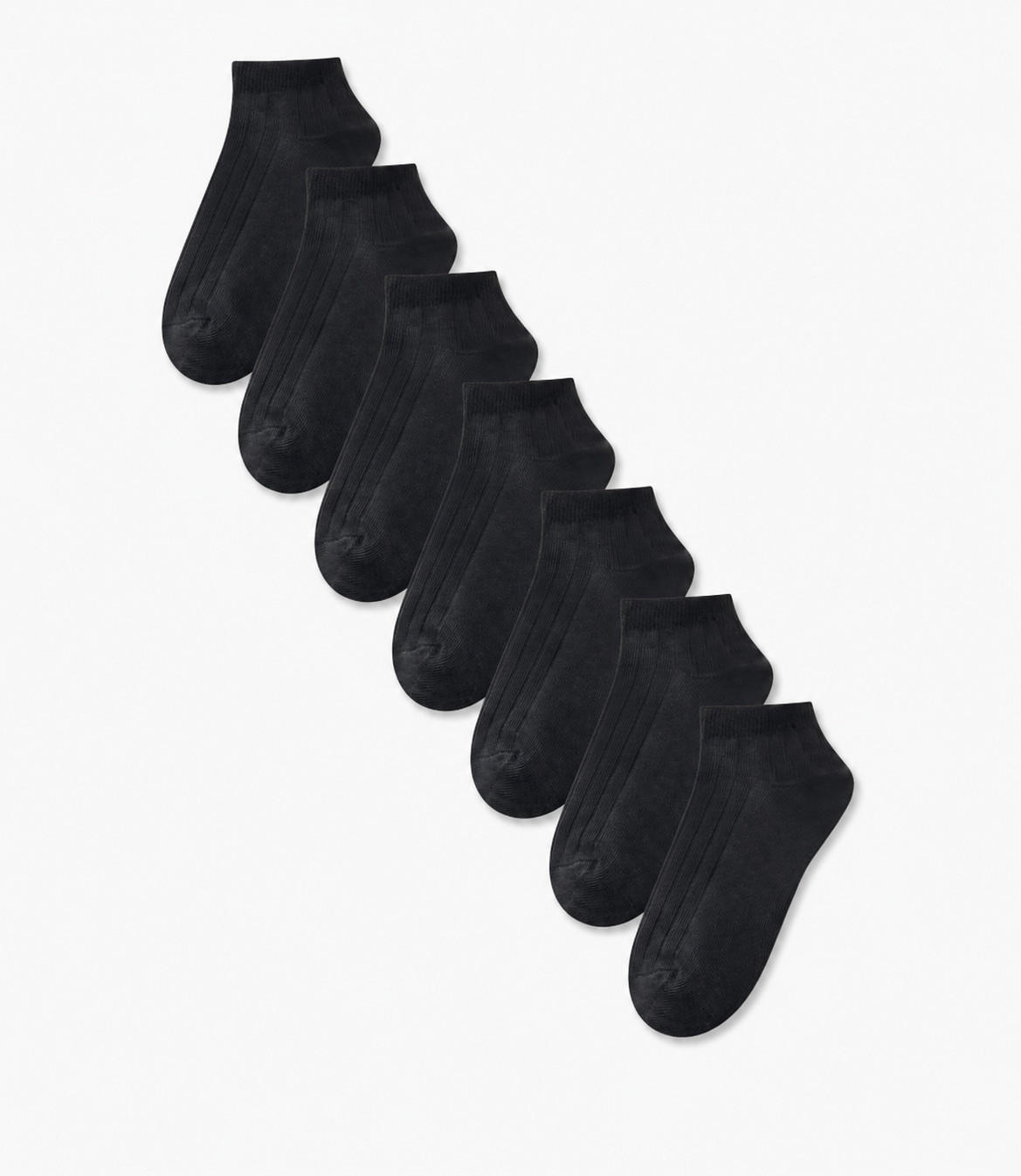عبوة جوارب دون تيري طول الكاحل 7 أزواج للأولاد من إل بي إل من شو إكسبريس-girls-accessories-socks-image-1