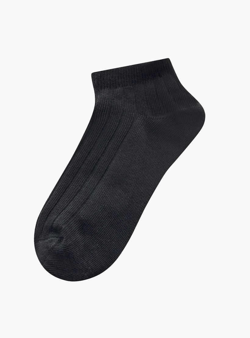 عبوة جوارب دون تيري طول الكاحل 7 أزواج للأولاد من إل بي إل من شو إكسبريس-girls-accessories-socks-image-2