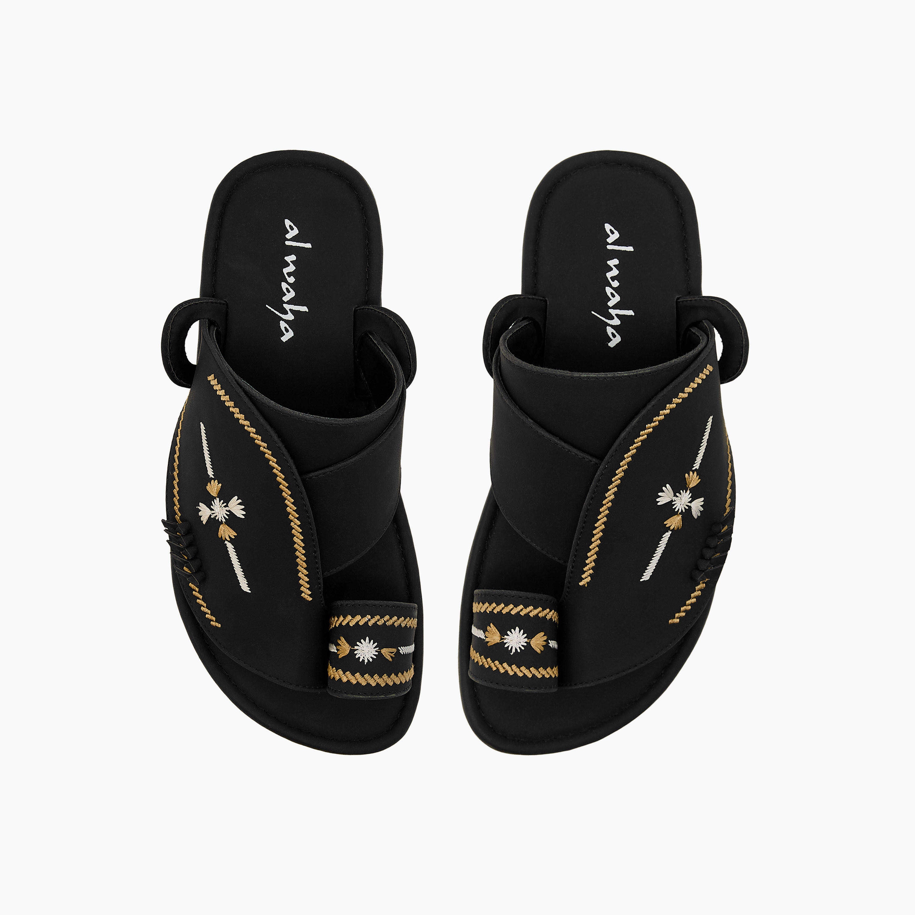 Al Waha Boys Slip-On Arabic Sandals-boys-shoes-sandals-image-1