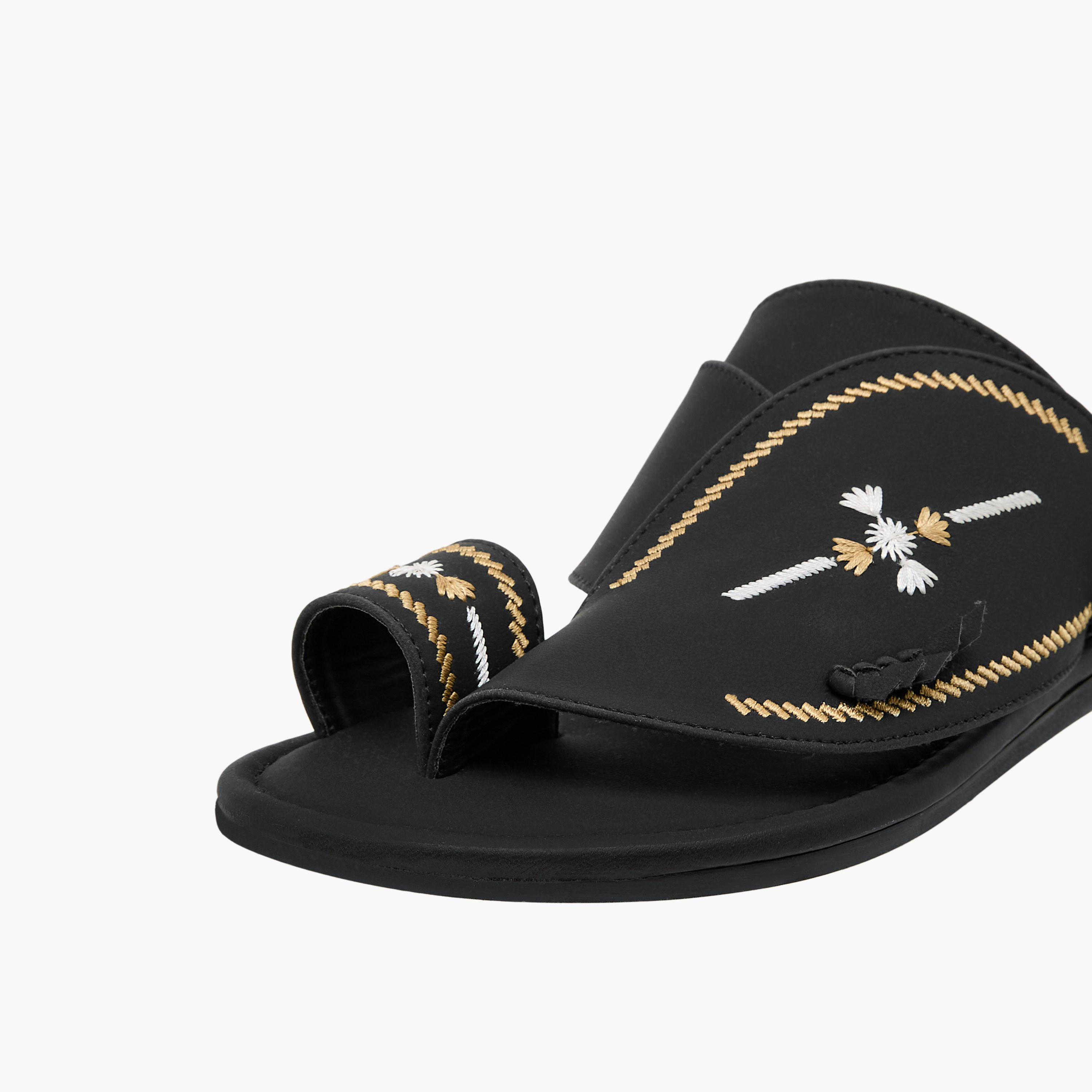 Al Waha Boys Slip-On Arabic Sandals-boys-shoes-sandals-image-4