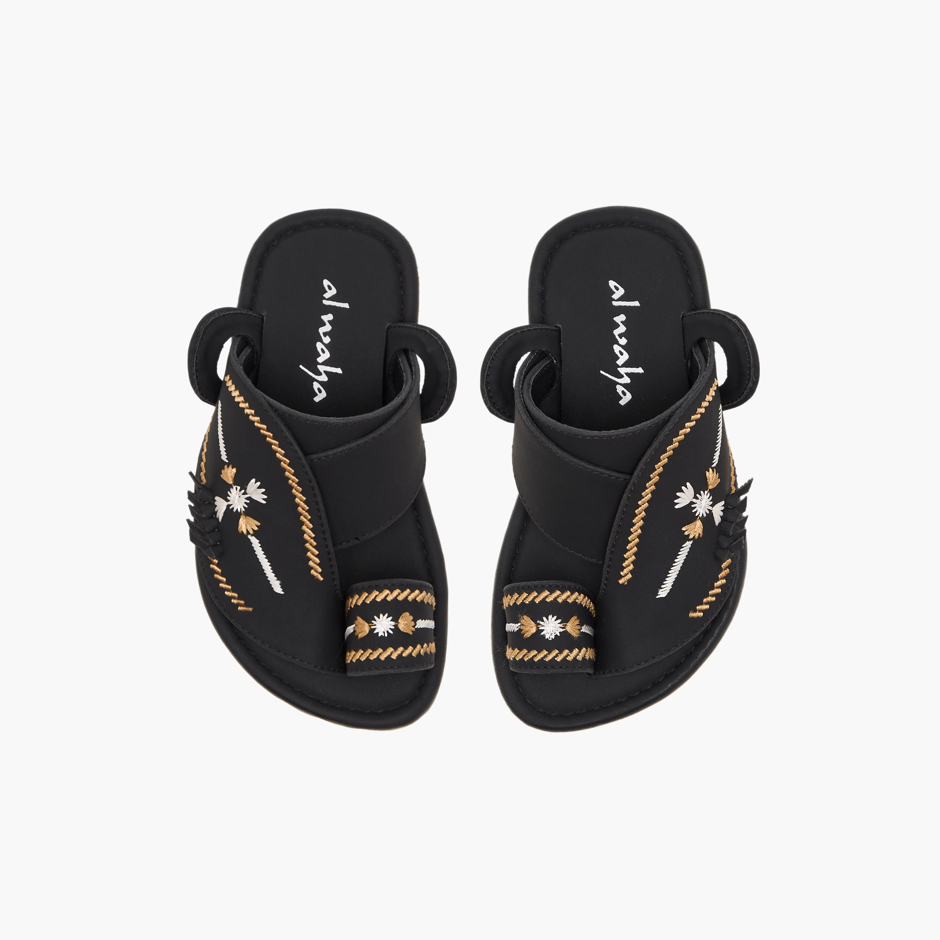 Al Waha Boys Slip-On Arabic Sandals-boys-shoes-sandals-image-1