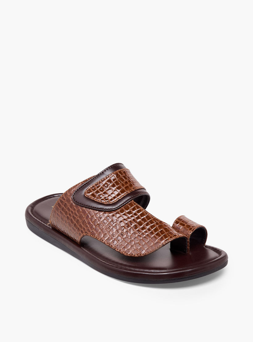 Al Waha Boys Toe Loop Arabic Sandals-boys-shoes-sandals-image-2