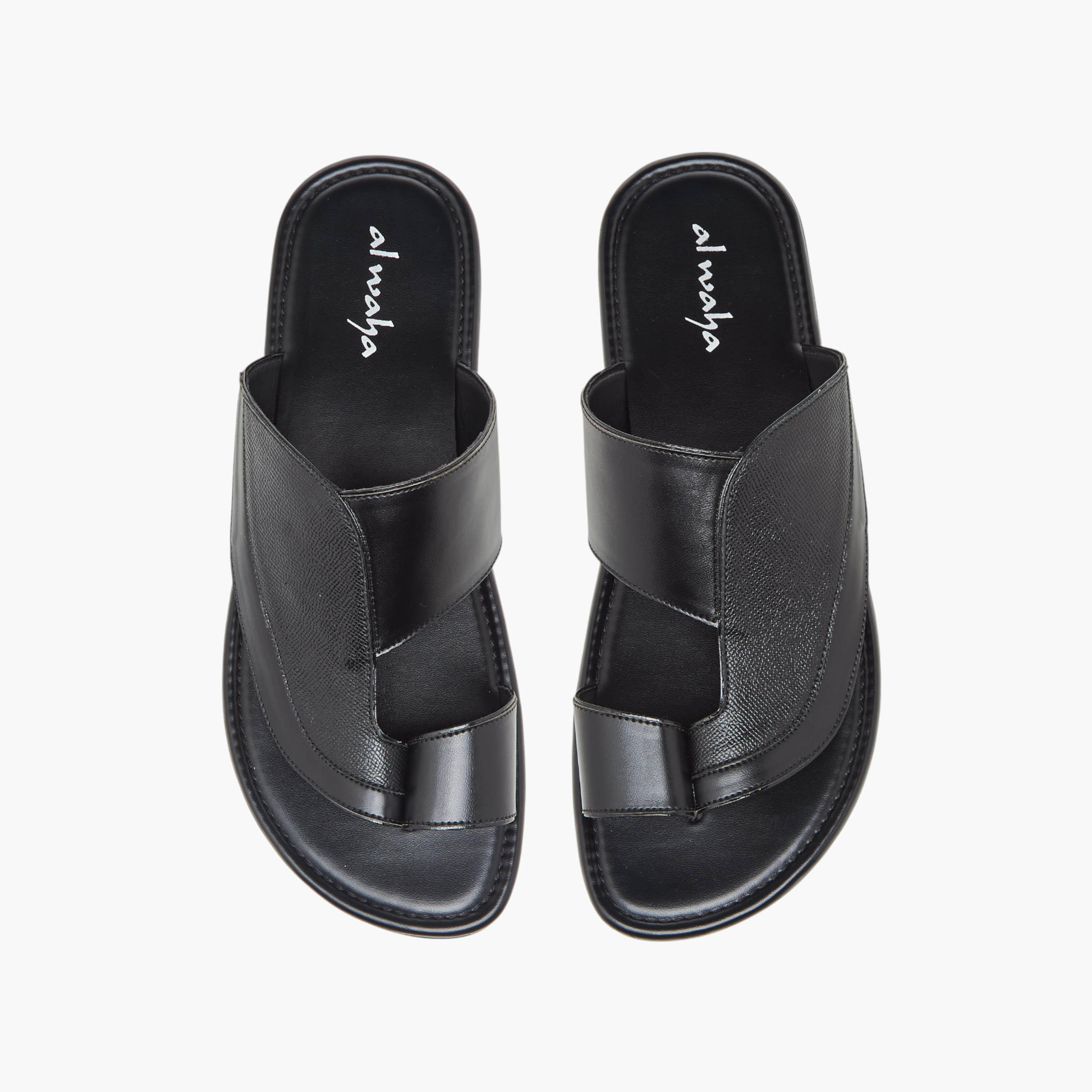 Al Waha Men Toe Loop  Arabic Sandals-men-shoes-sandals-image-1
