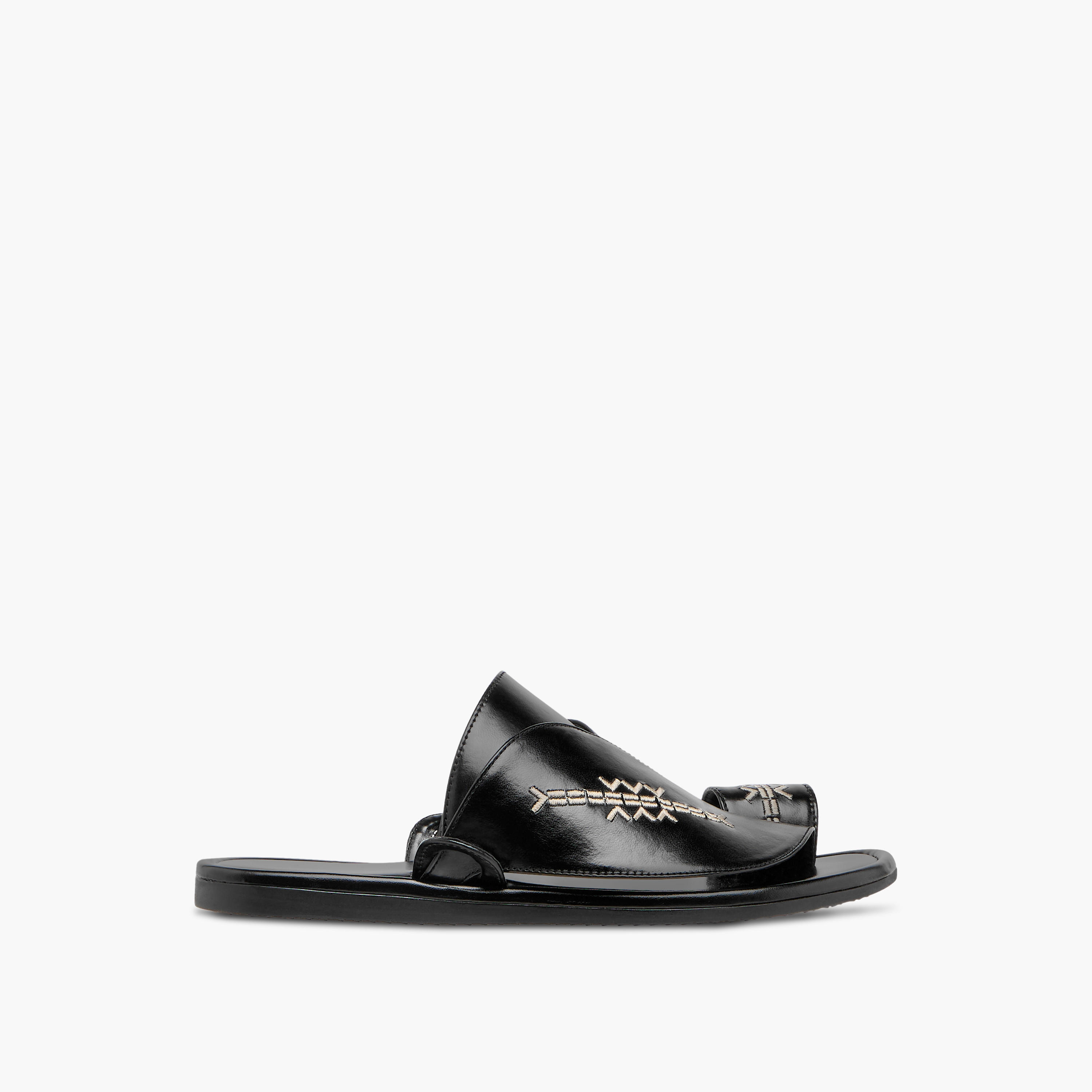 صندل عربي سهل الارتداء ومطرز بحلقة إصبع إل بي إل من شو إكسبريس-men-shoes-sandals-image-2