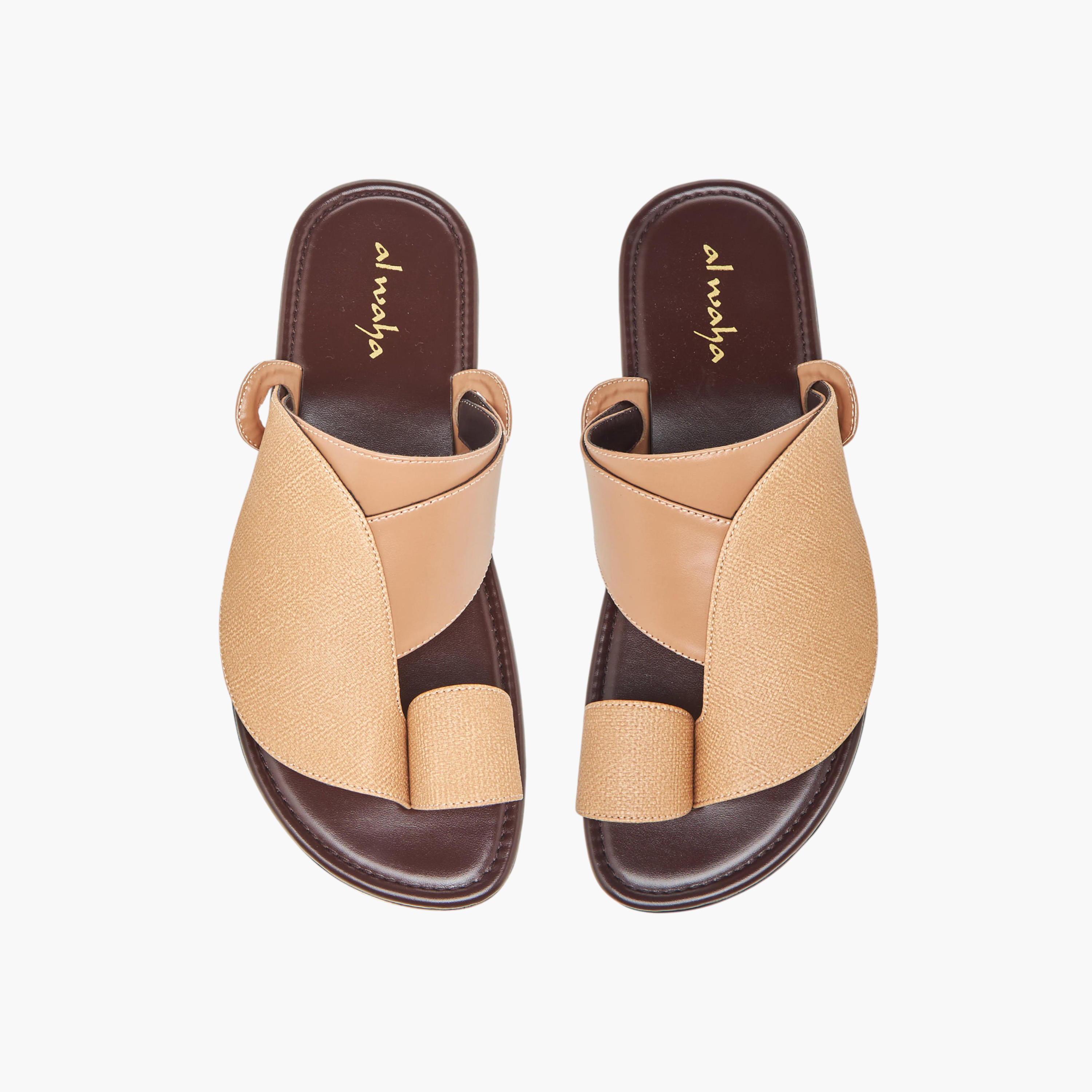 صندل عربي رجالي بحلقة إصبع من الواحة-men-shoes-sandals-image-1