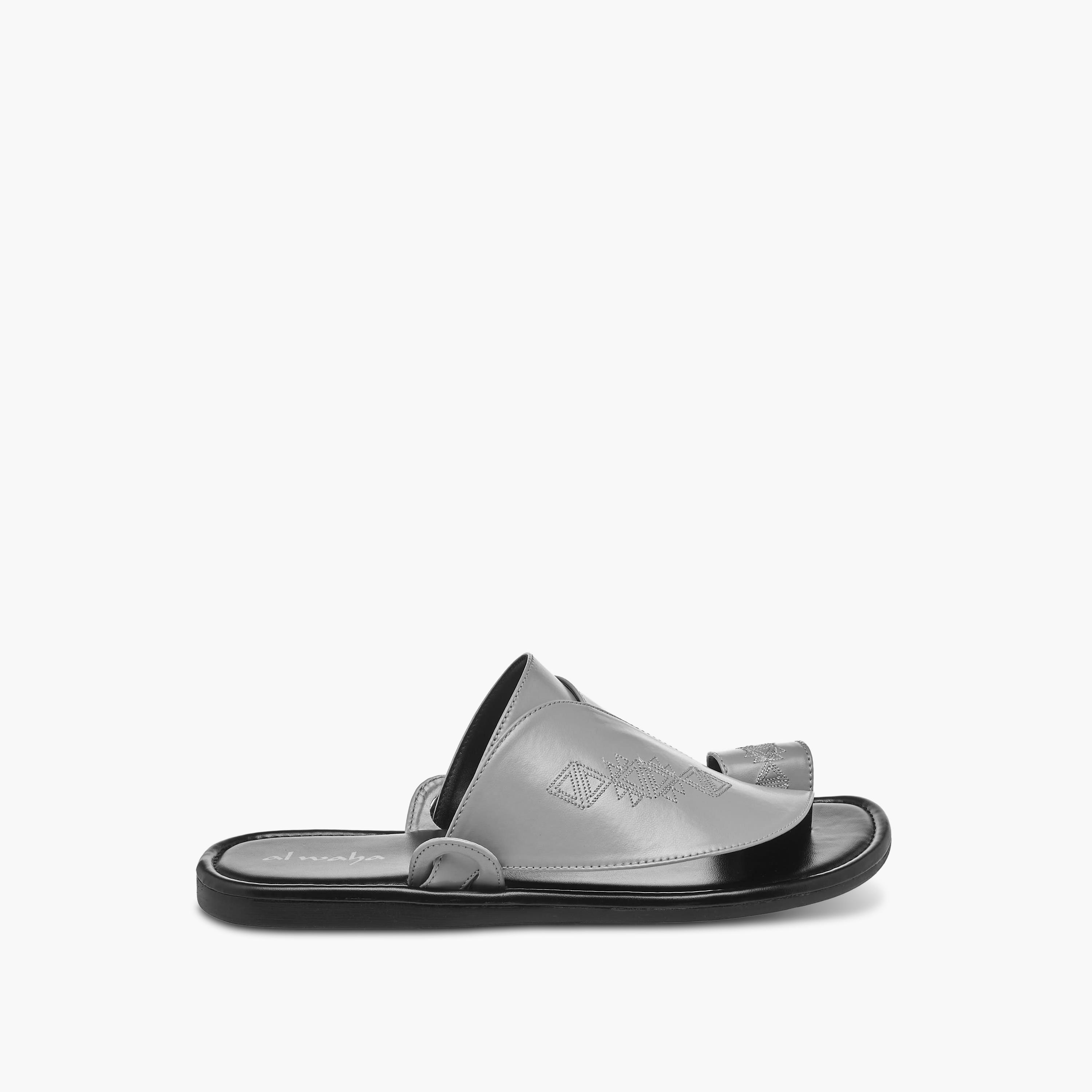 Al Waha Men Embroidered Arabic Sandals-men-shoes-sandals-image-3