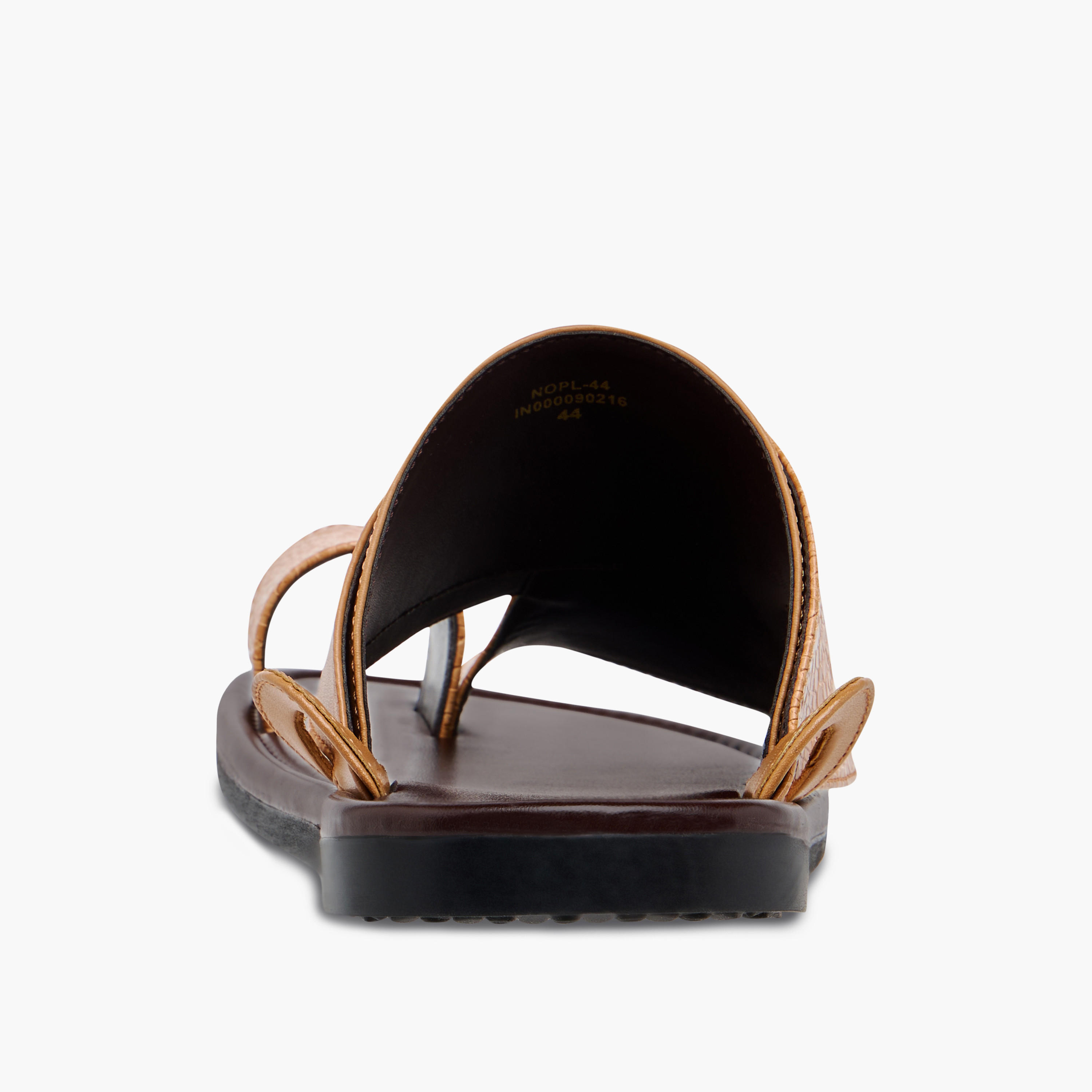 LBL by Shoexpress Textured Slip-On Arabic Sandals with Toe Loop Detail-men-shoes-sandals-image-4