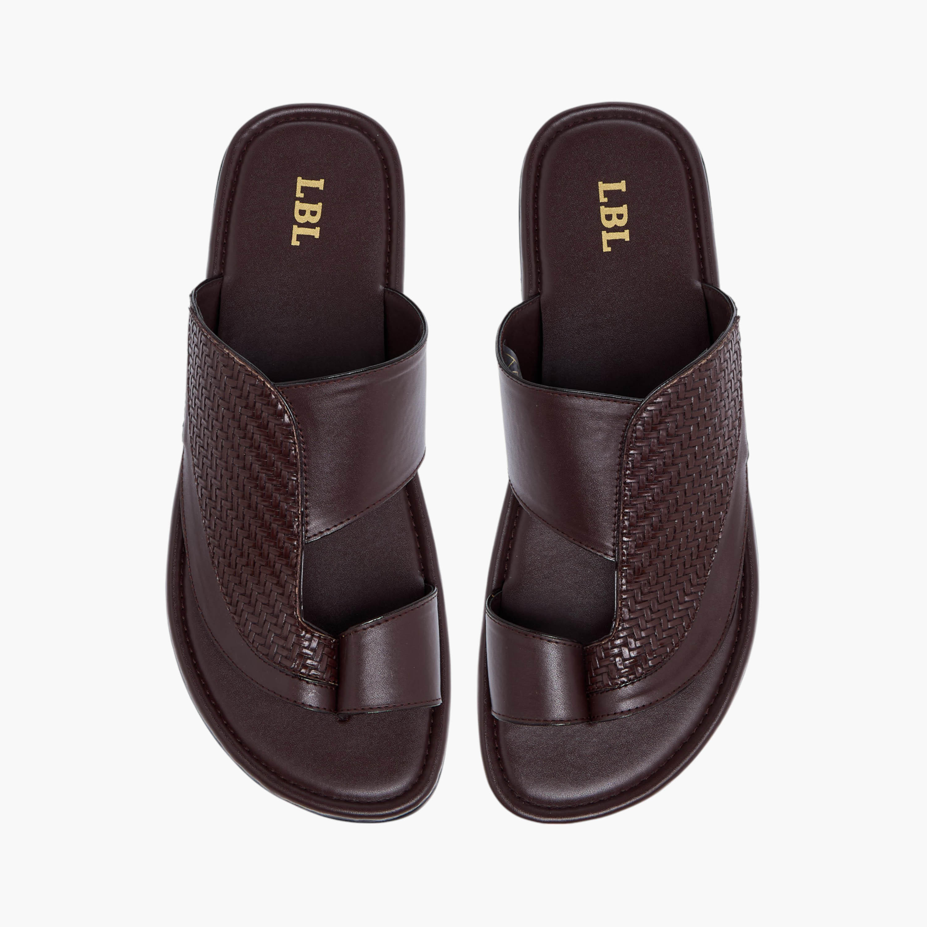 صندل عربي بارز الملمس سهل الارتداء من إل بي إل من شو إكسبرس-men-shoes-sandals-image-5