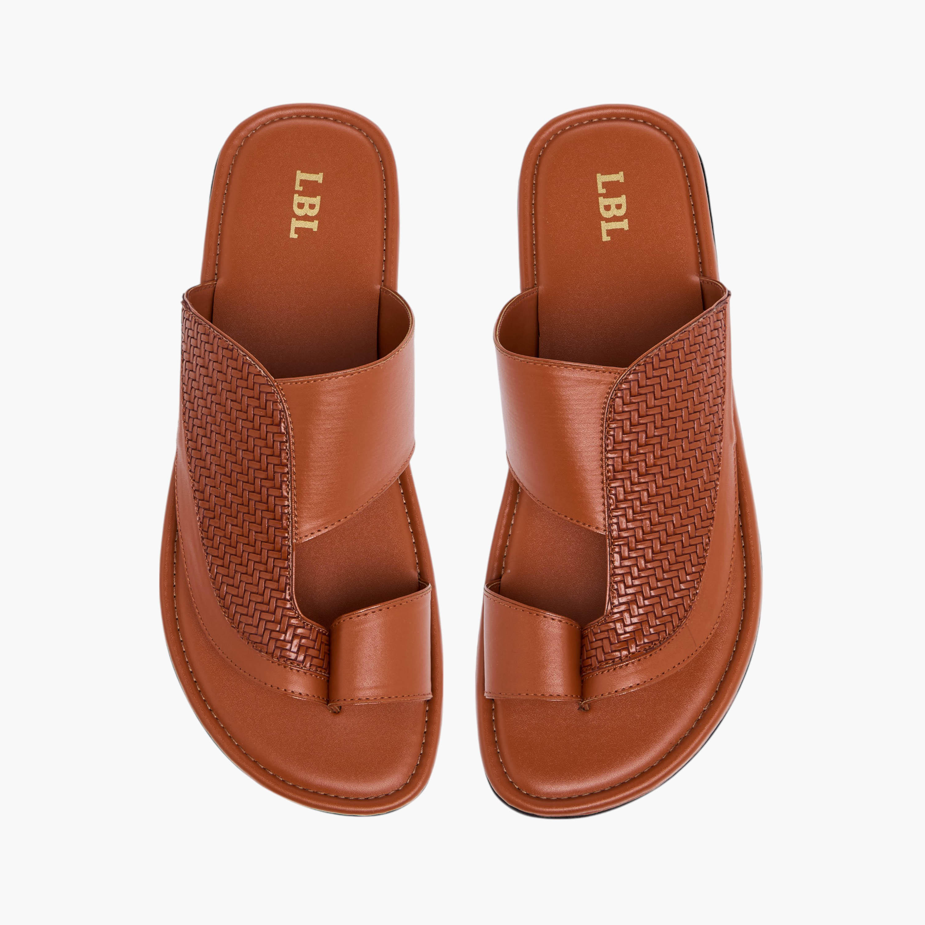 LBL by Shoexpress Textured Slip-on Arabic Sandals-men-shoes-sandals-image-1