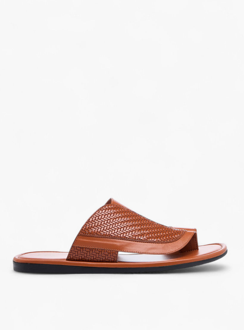 LBL by Shoexpress Textured Slip-on Arabic Sandals-men-shoes-sandals-image-2