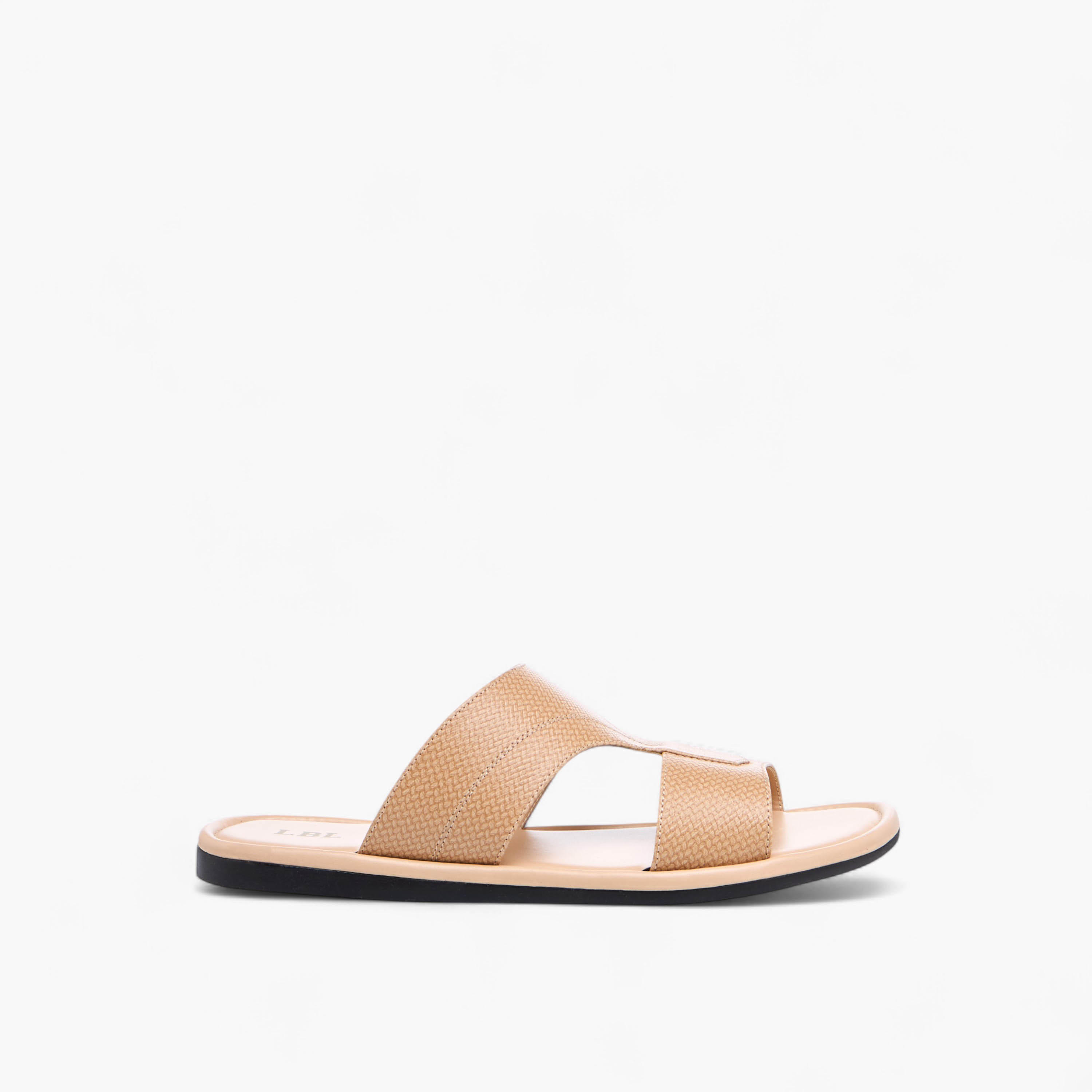 LBL by Shoexpress Textured Slip-On Arabic Sandals-men-shoes-sandals-image-2