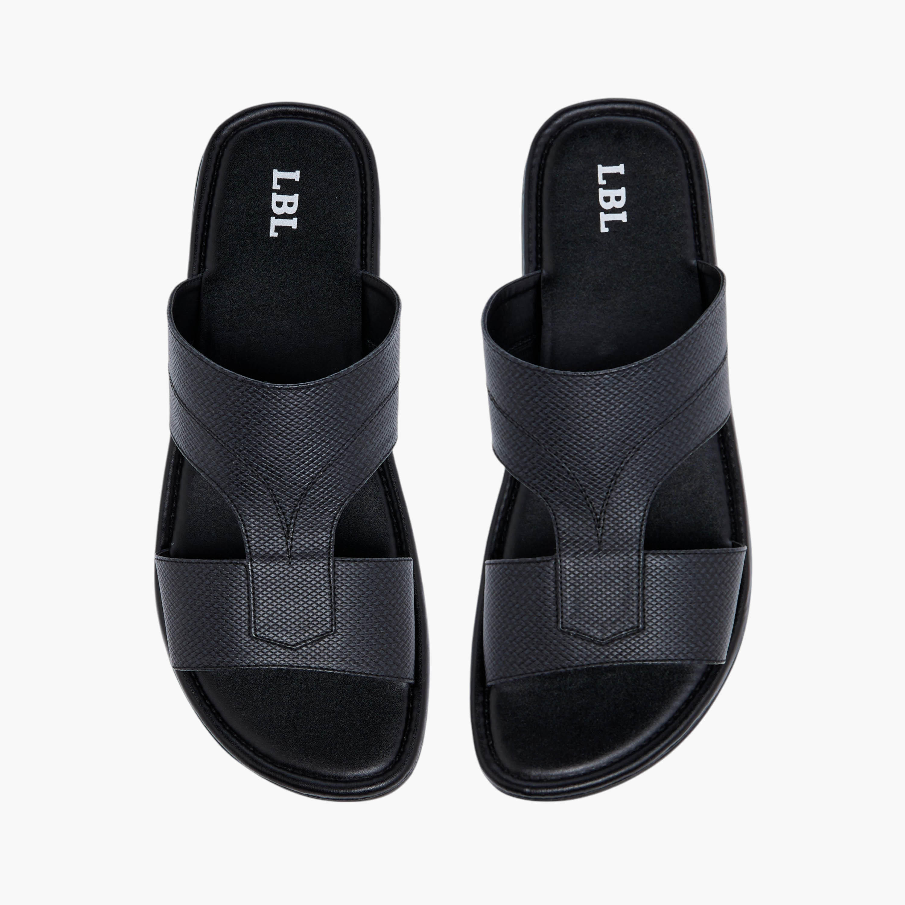 LBL by Shoexpress Textured Slip-On Arabic Sandals-men-shoes-sandals-image-1