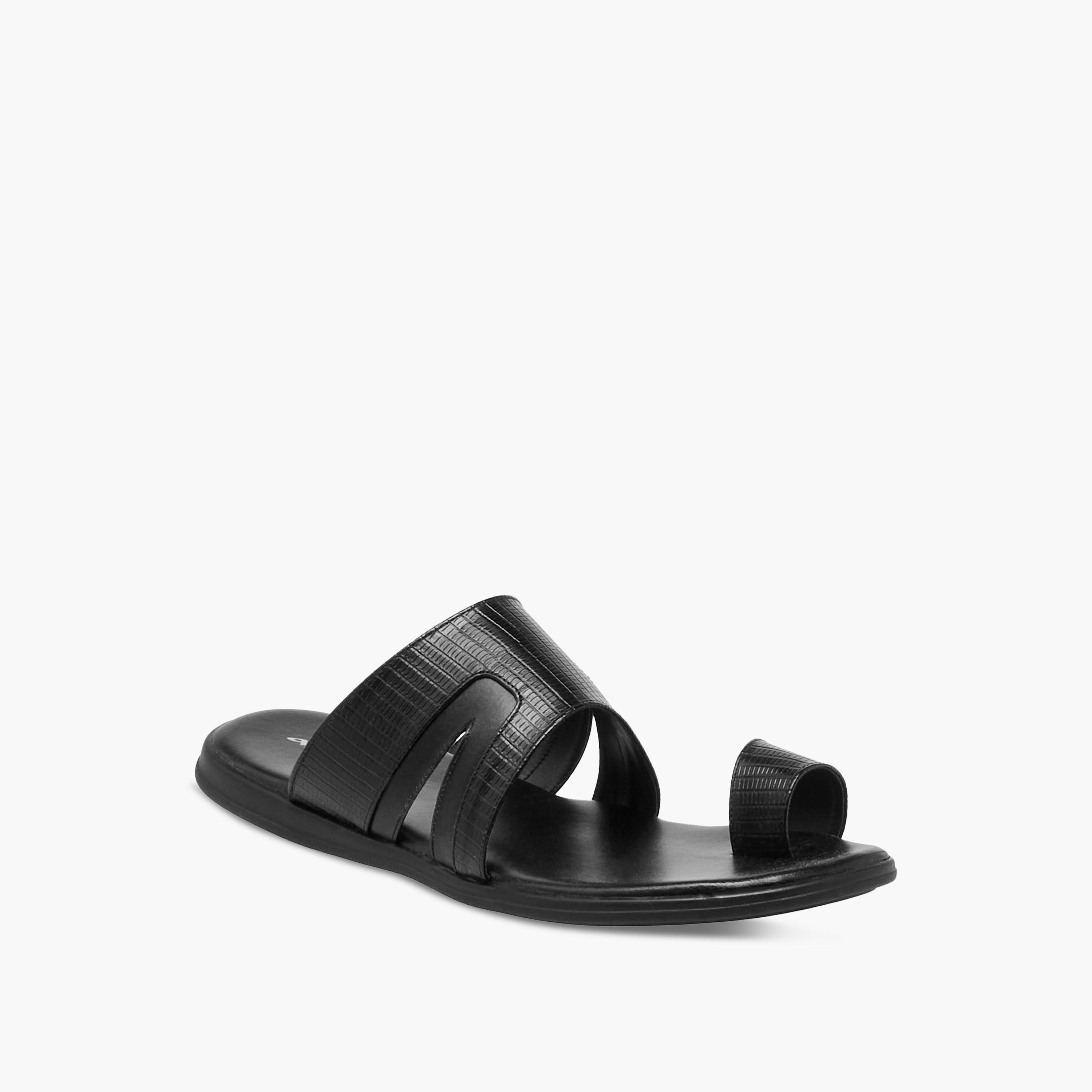Al Waha Men Toe Loop Detail Arabic Sandals-men-shoes-sandals-image-2