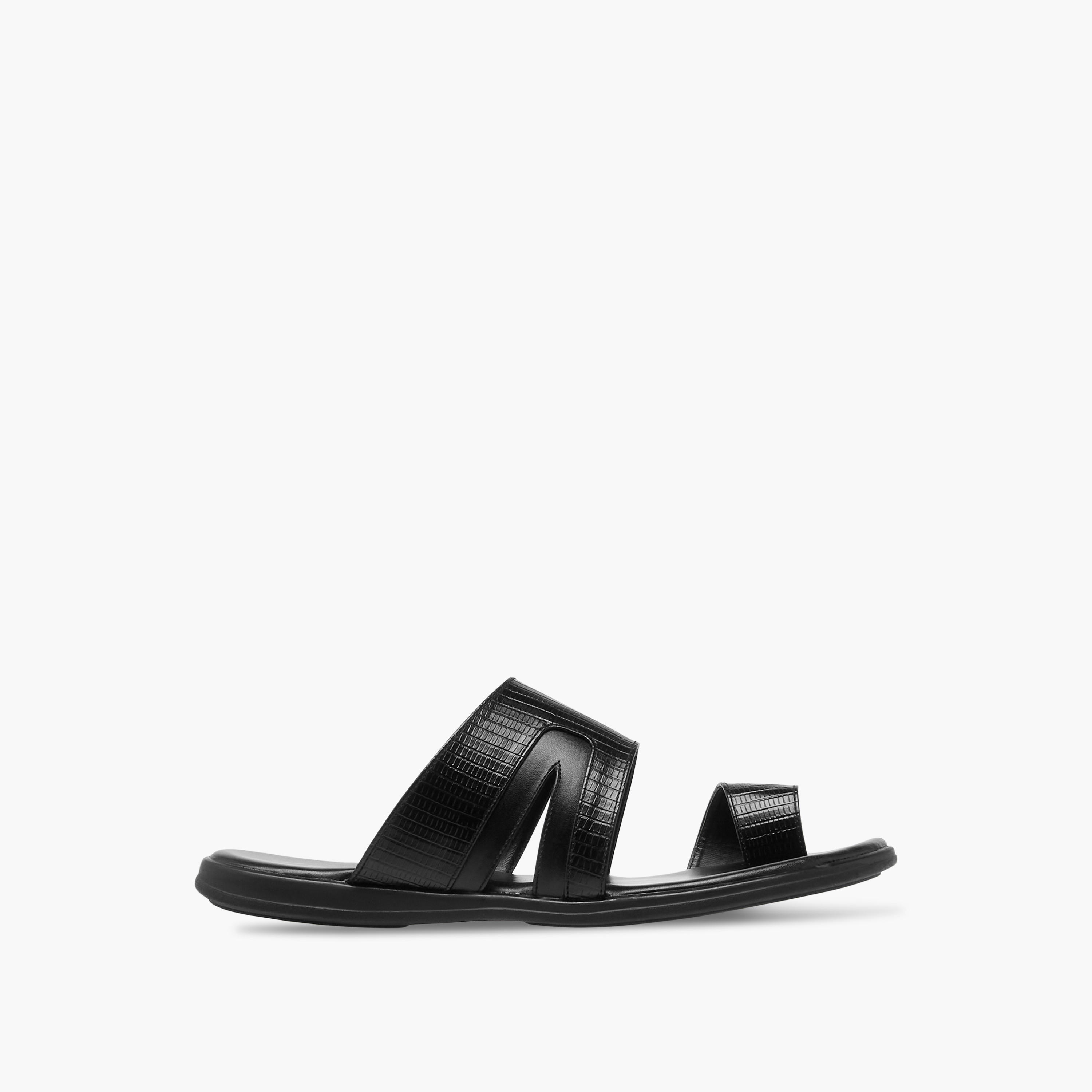 Al Waha Men Toe Loop Detail Arabic Sandals-men-shoes-sandals-image-3