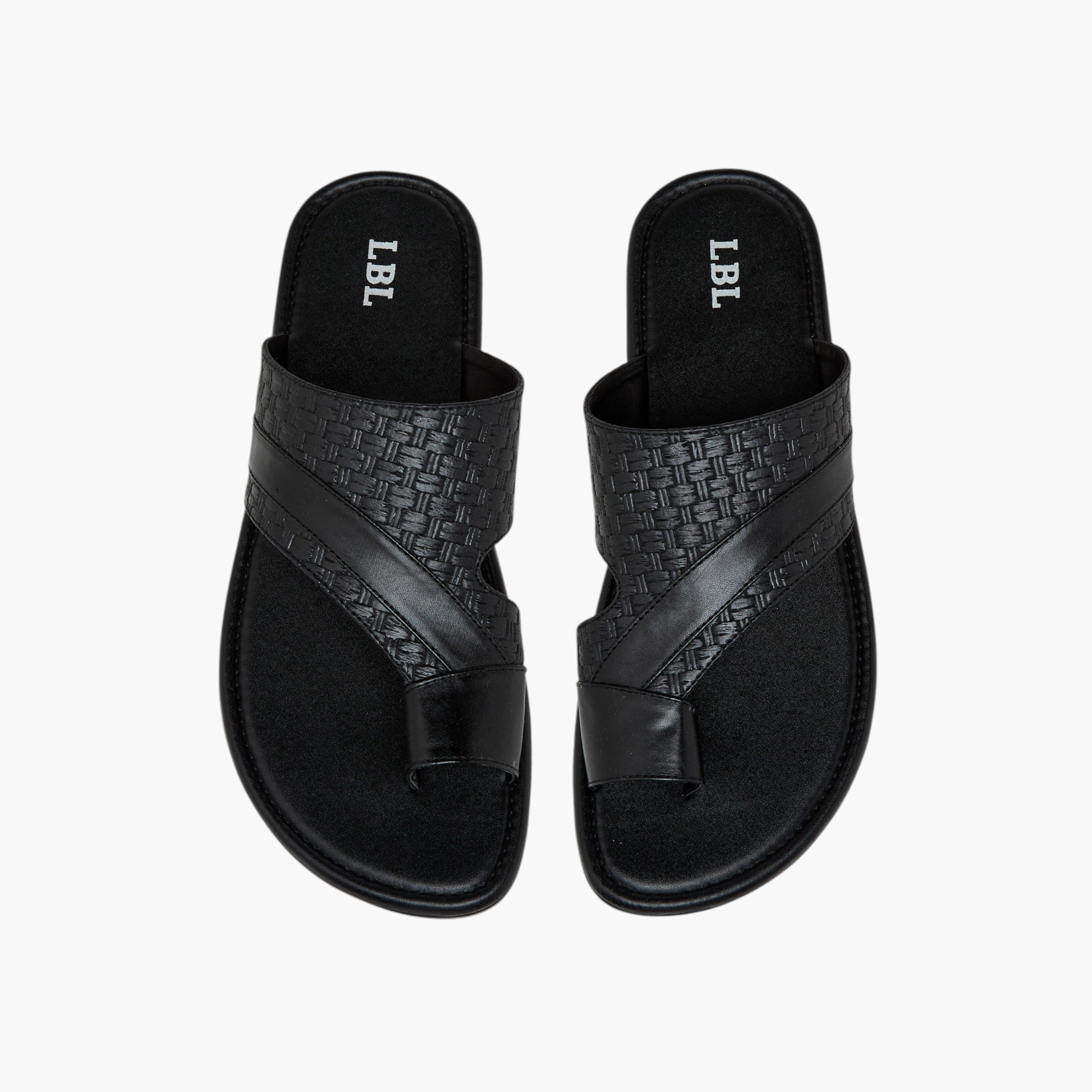 LBL by Shoexpress Textured Arabic Sandals-men-shoes-sandals-image-1