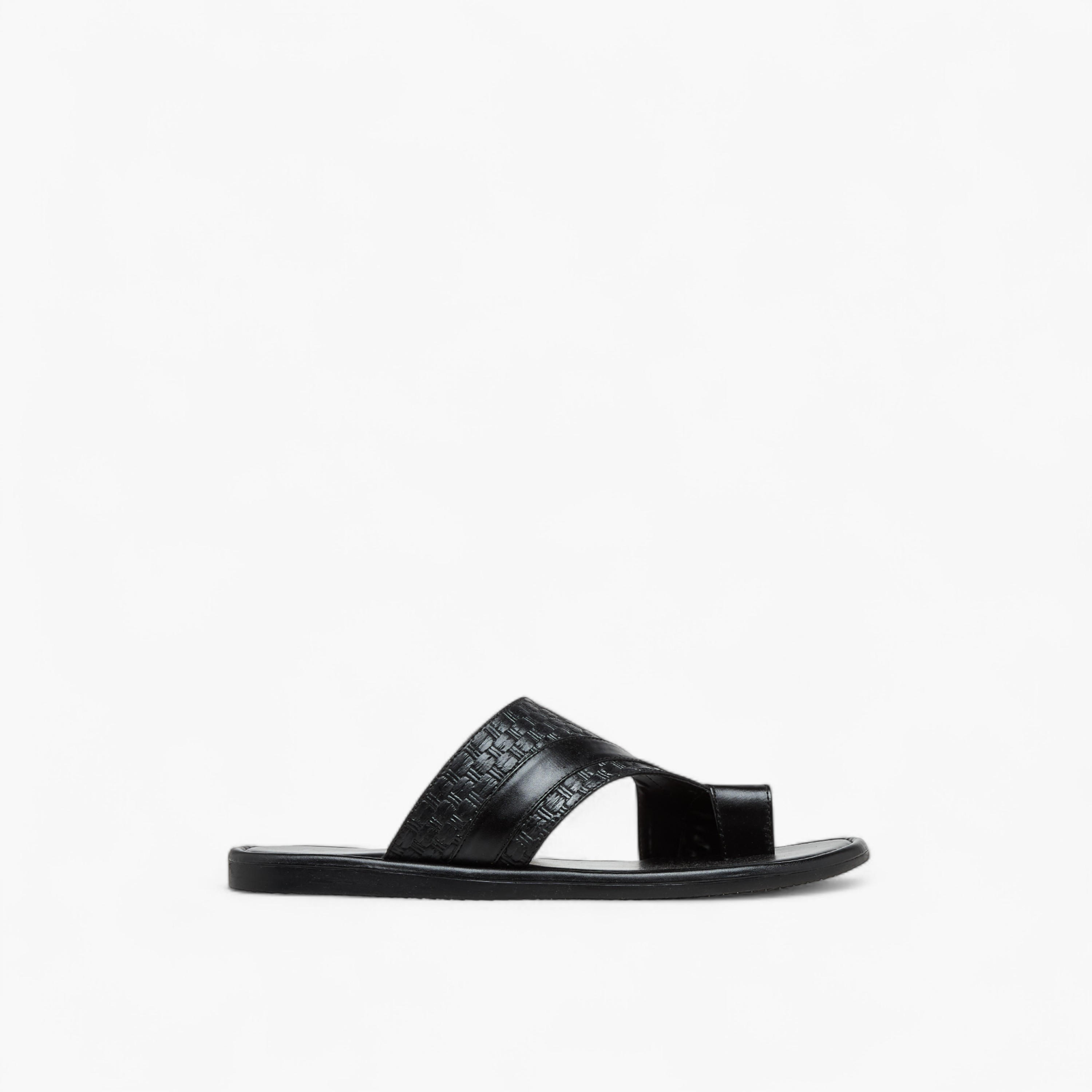 LBL by Shoexpress Textured Arabic Sandals-men-shoes-sandals-image-3