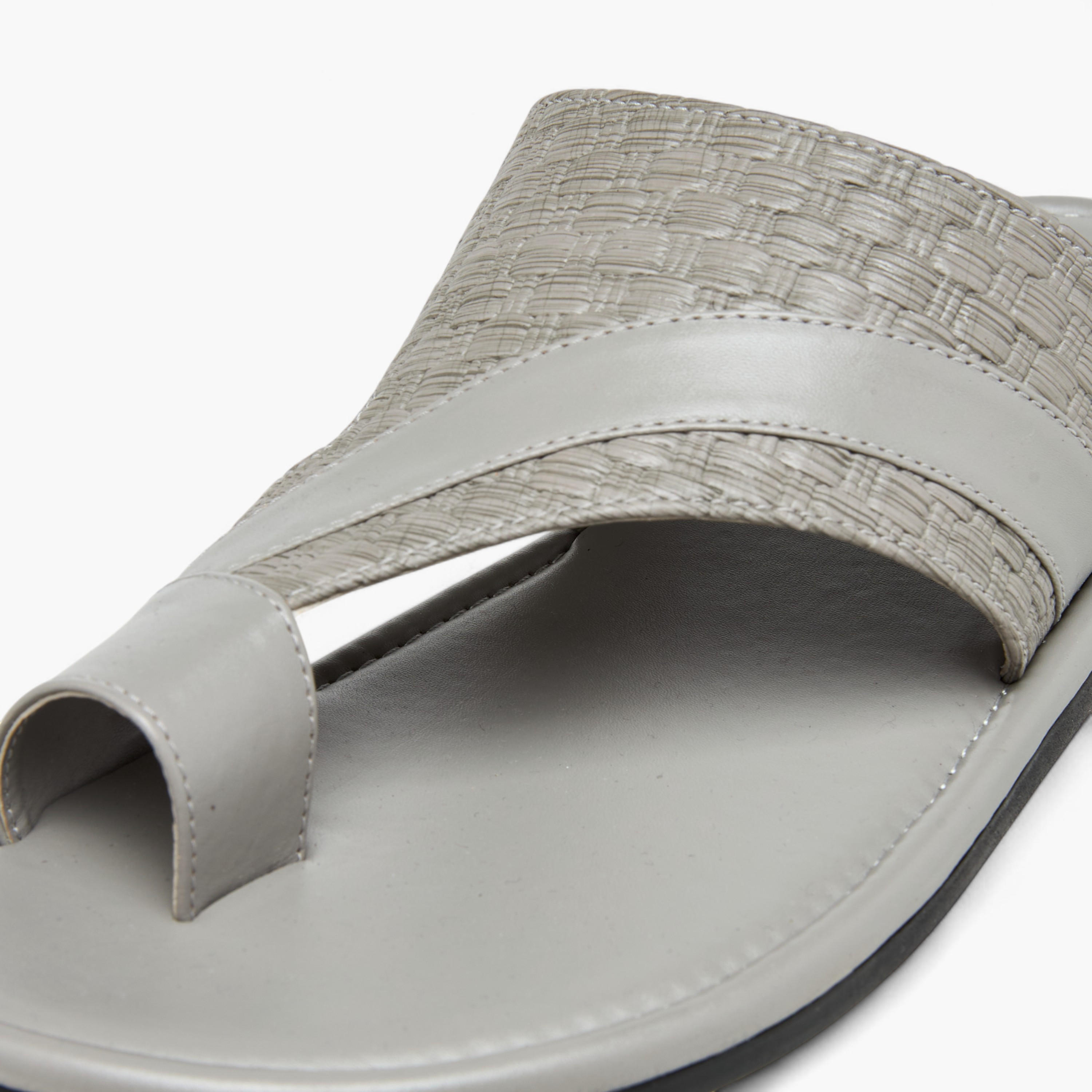 LBL by Shoexpress Textured Arabic Sandals-men-shoes-sandals-image-4