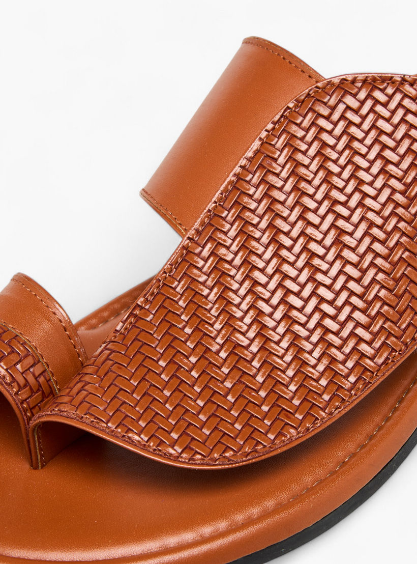 LBL by Shoexpress Textured Arabic Sandals-men-shoes-sandals-image-4