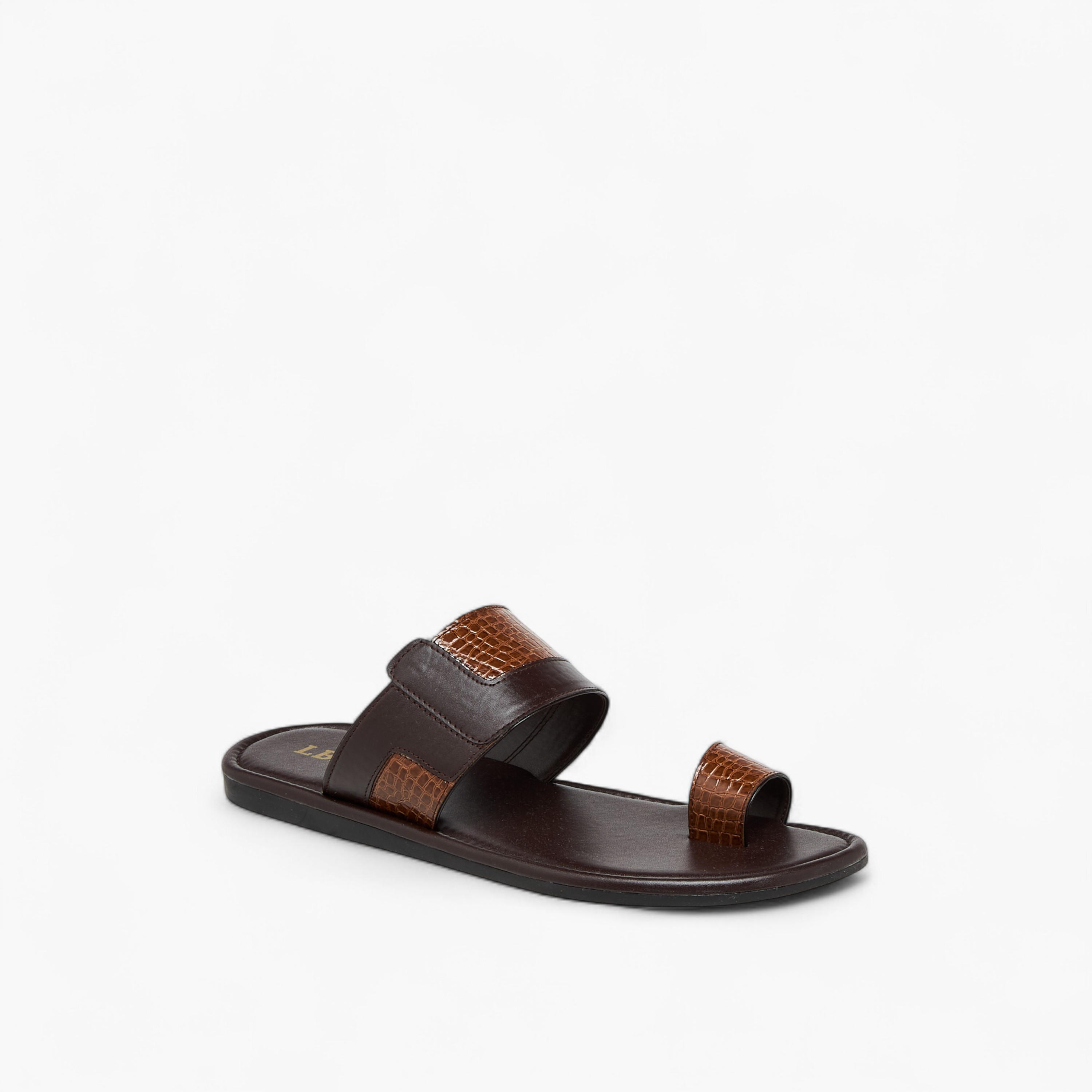 LBL by Shoexpress Panelled Arabic Sandals-men-shoes-sandals-image-2