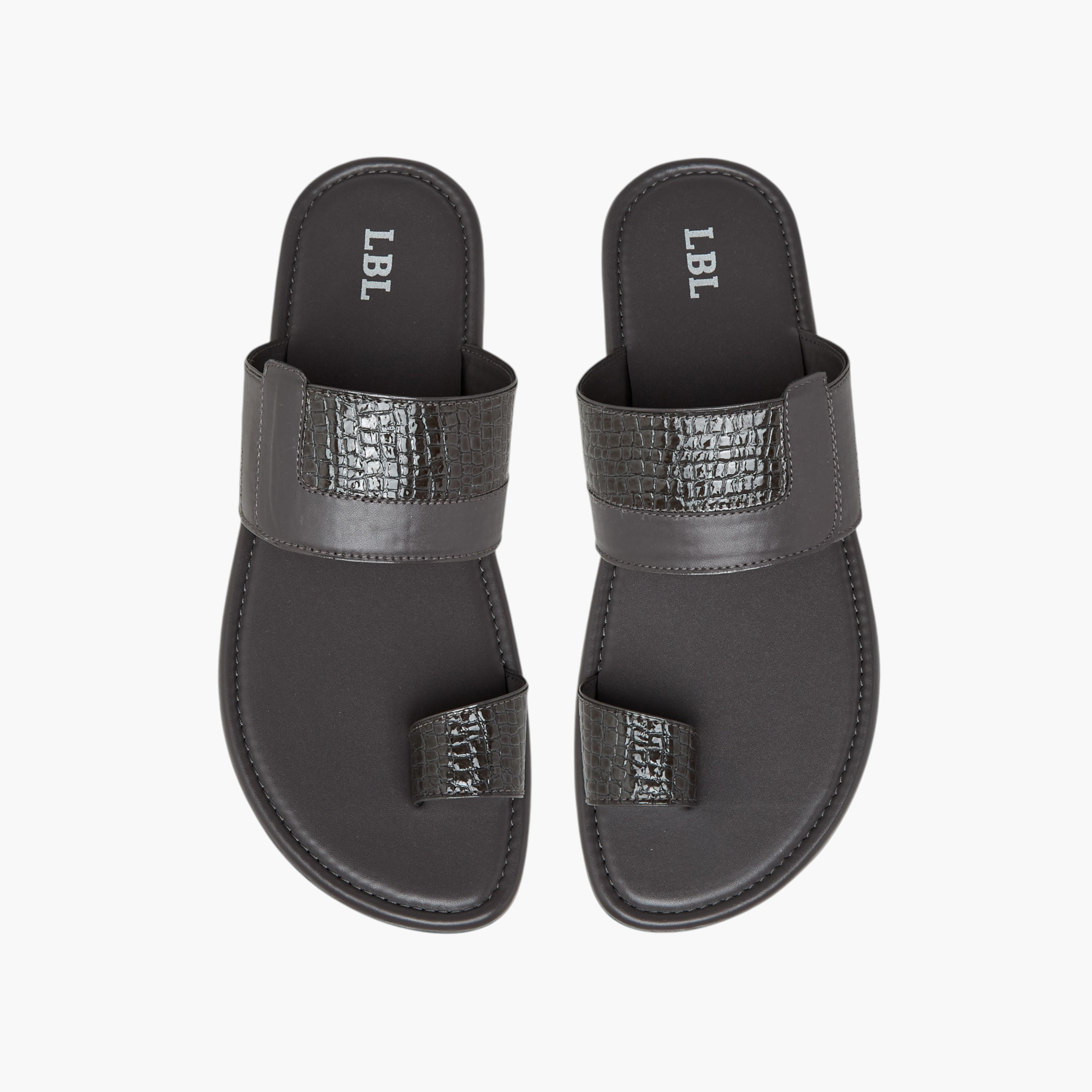 LBL by Shoexpress Panelled Arabic Sandals-men-shoes-sandals-image-1