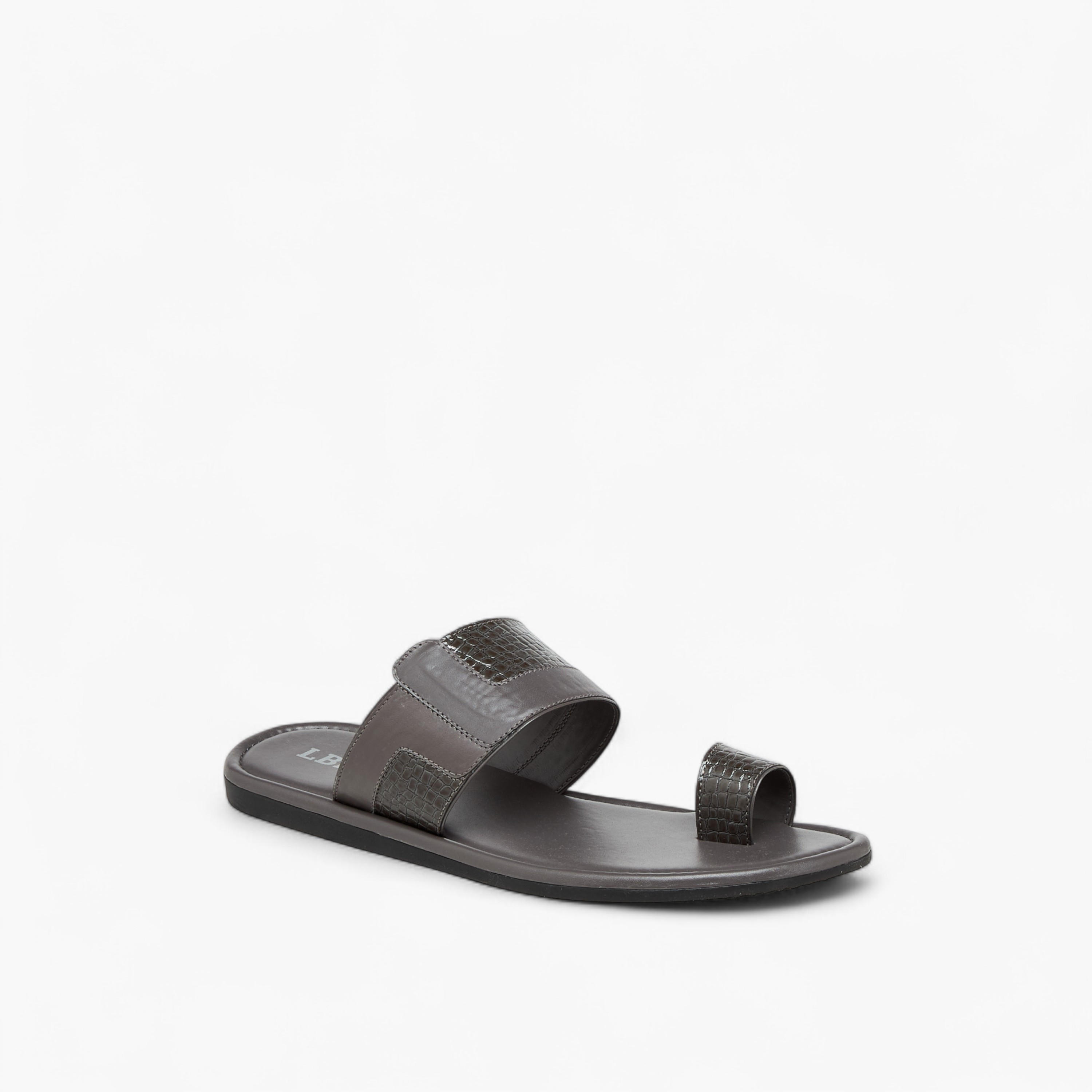 LBL by Shoexpress Panelled Arabic Sandals-men-shoes-sandals-image-2